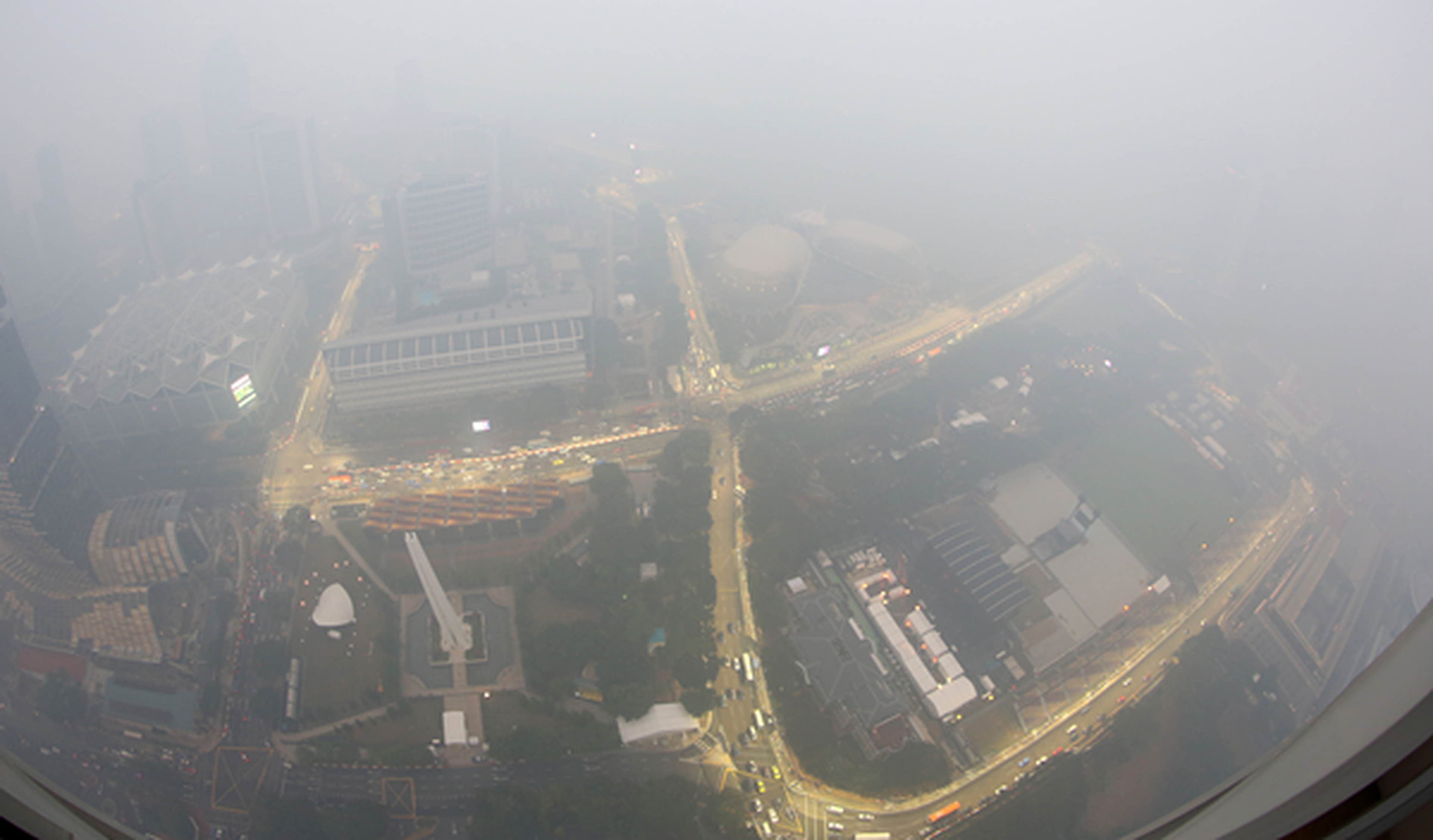 GP Singapur: una nube tóxica preocupa a la organización