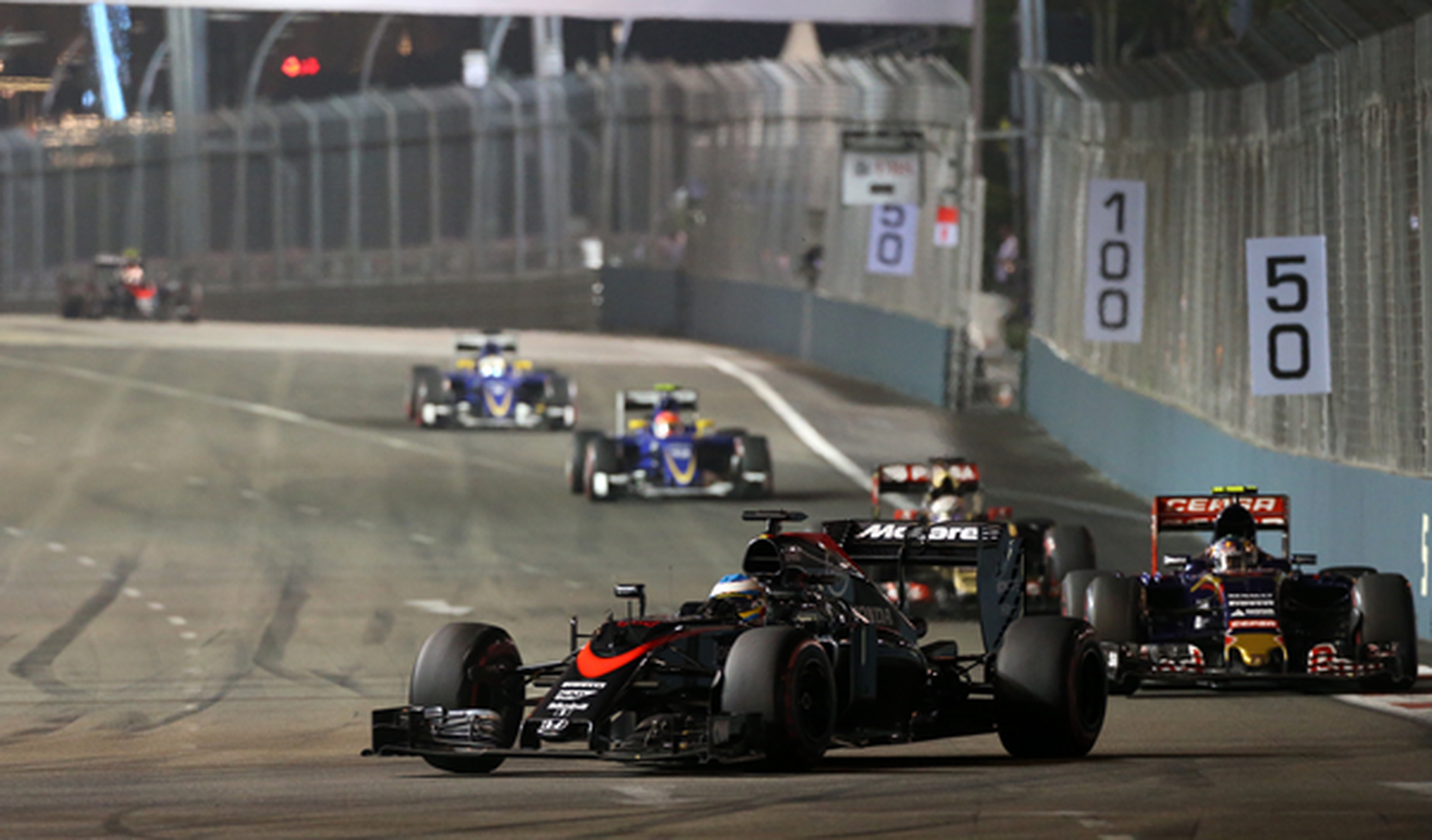 GP Singapur: séptimo abandono del año para Alonso