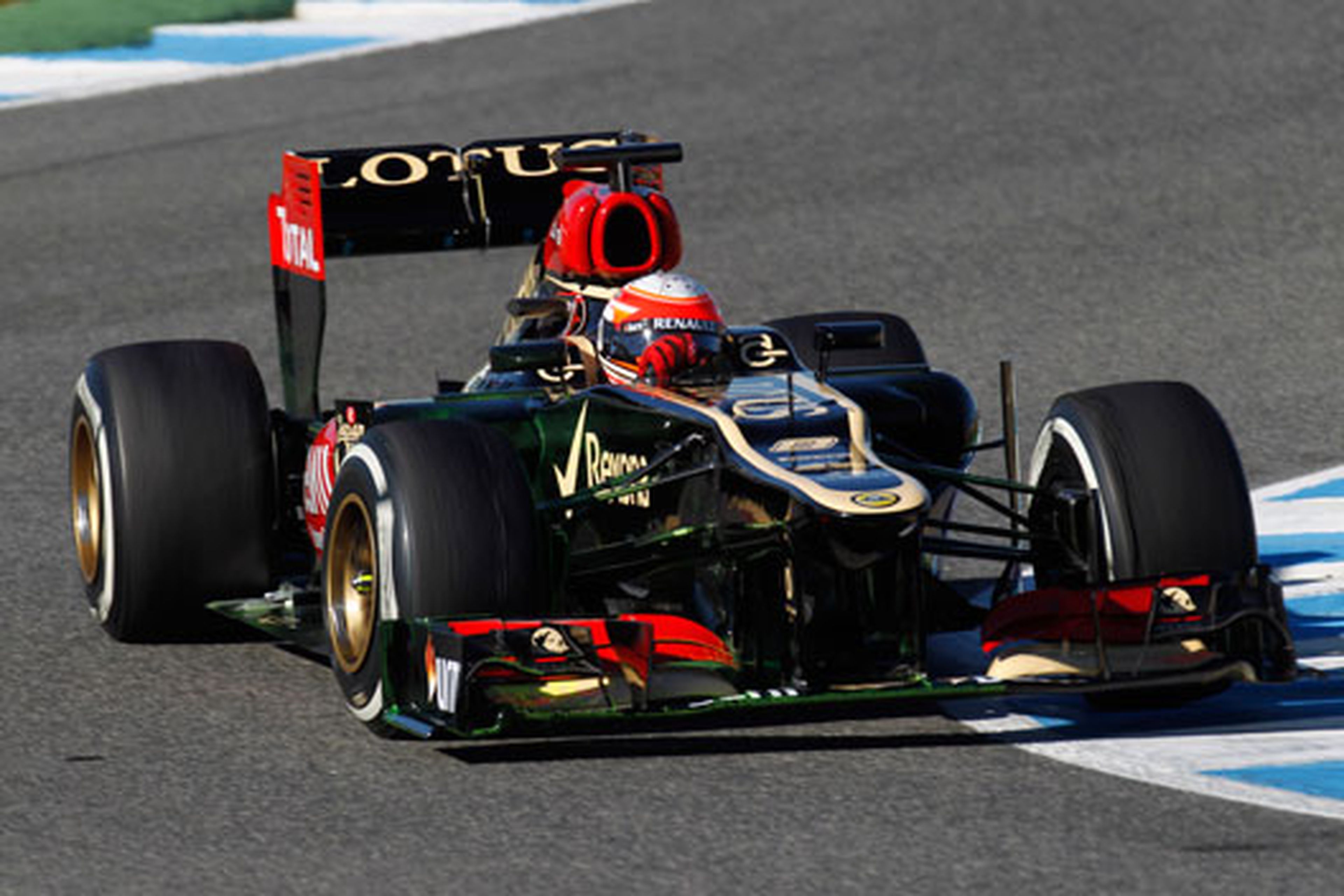 Grosjean Lotus Jerez 2013