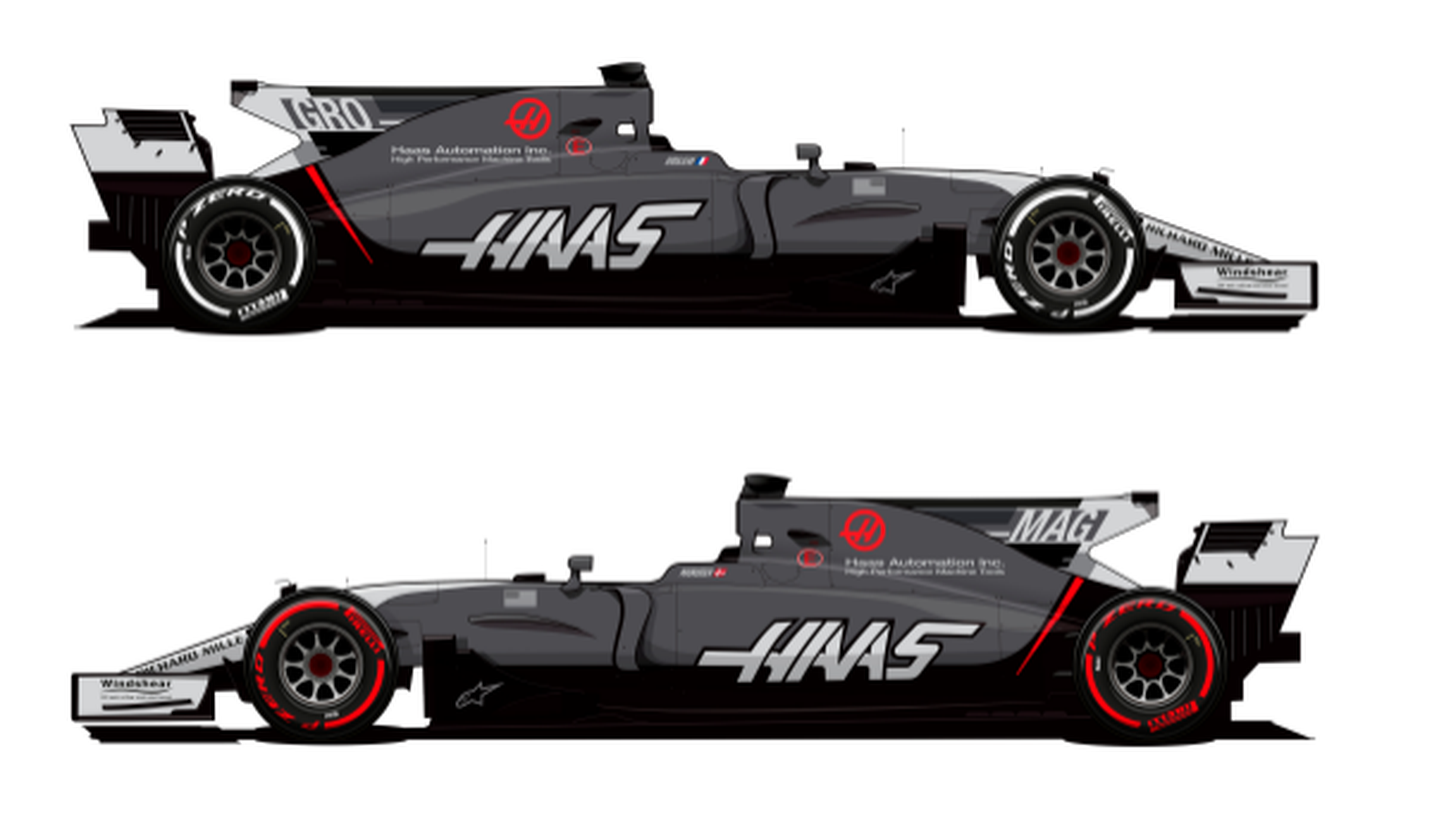 Haas F1 cambia su decoración para el resto de 2017