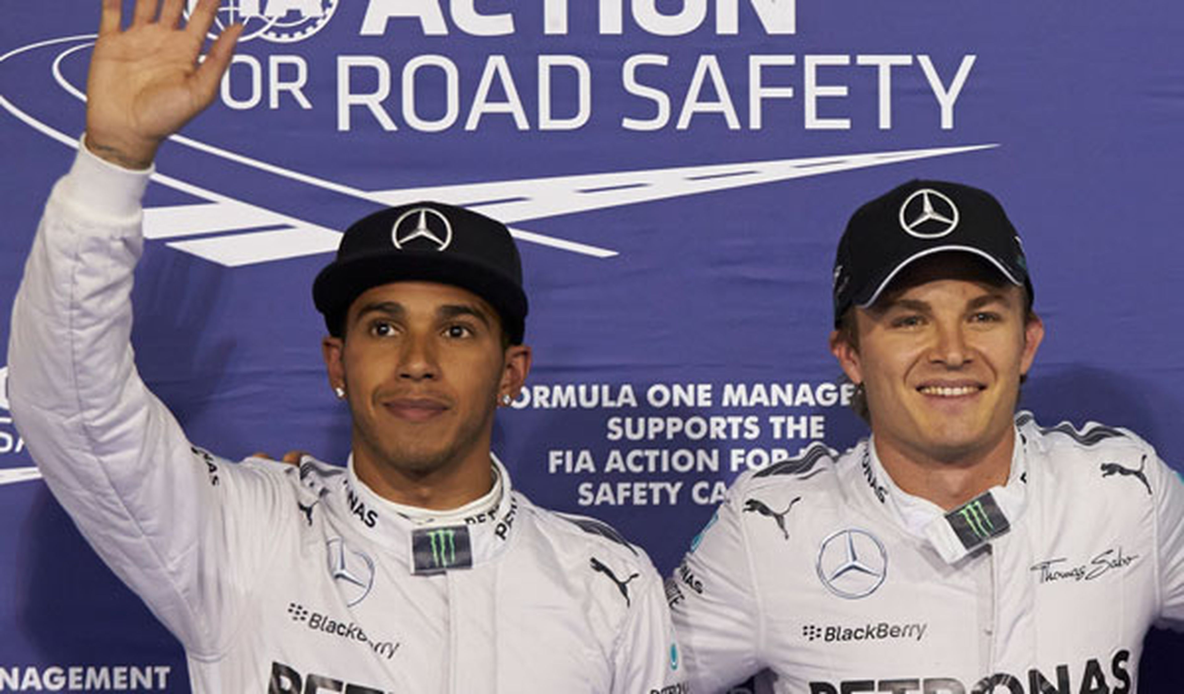 Hamilton: "Prefiero que sea Rosberg el que esté en la pole"