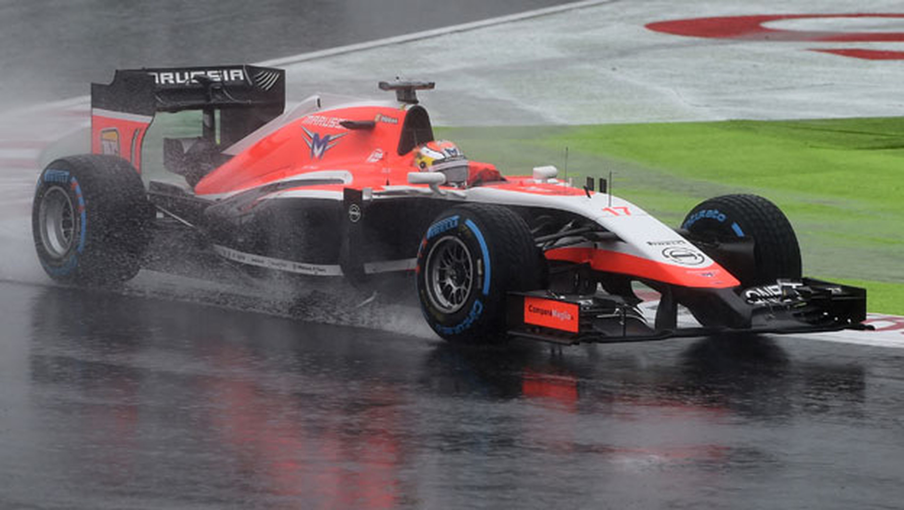 Jules Bianchi con Marussia en el GP Japón en Suzuka