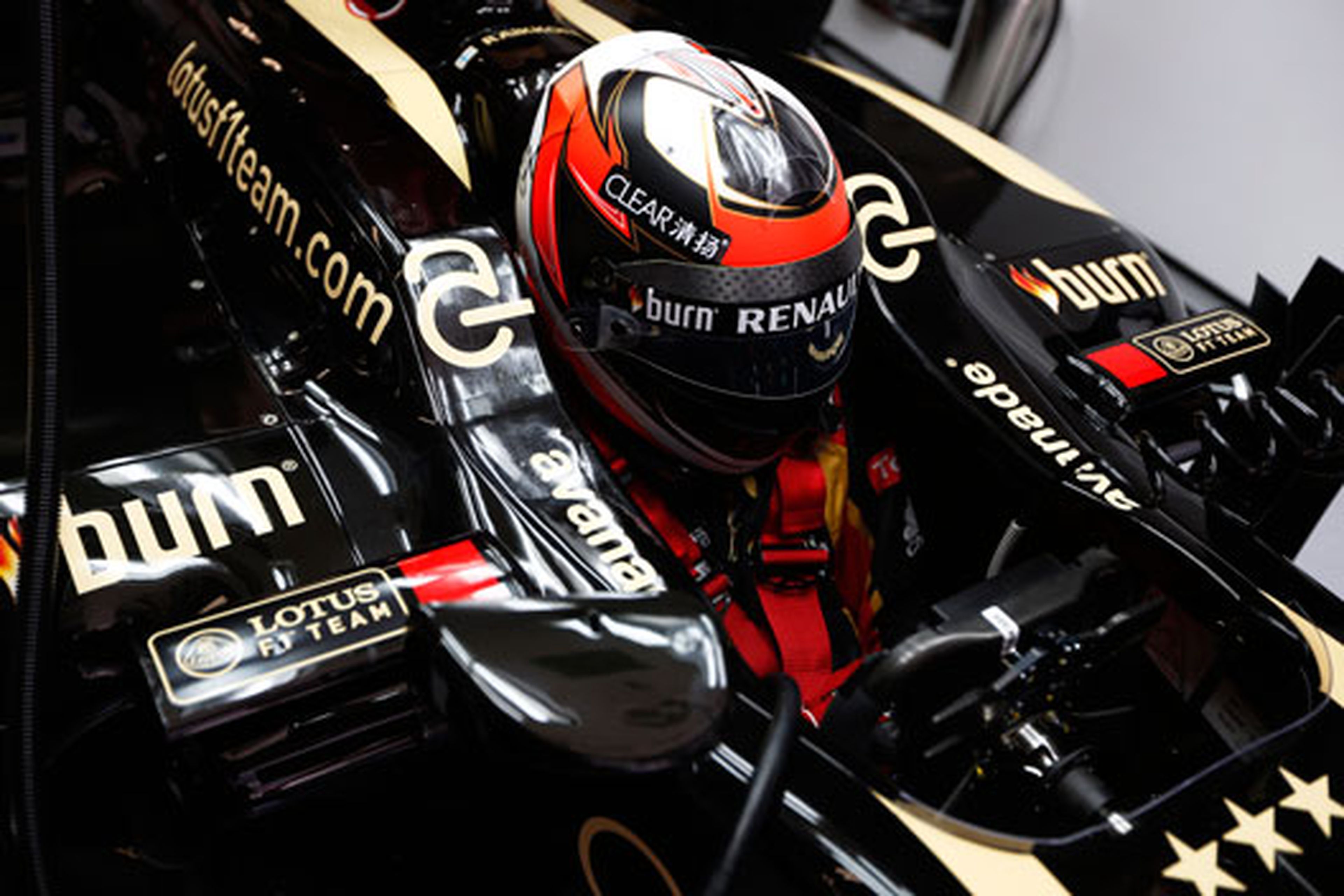 Kimi Raikkonen Lotus Bahrein 2013
