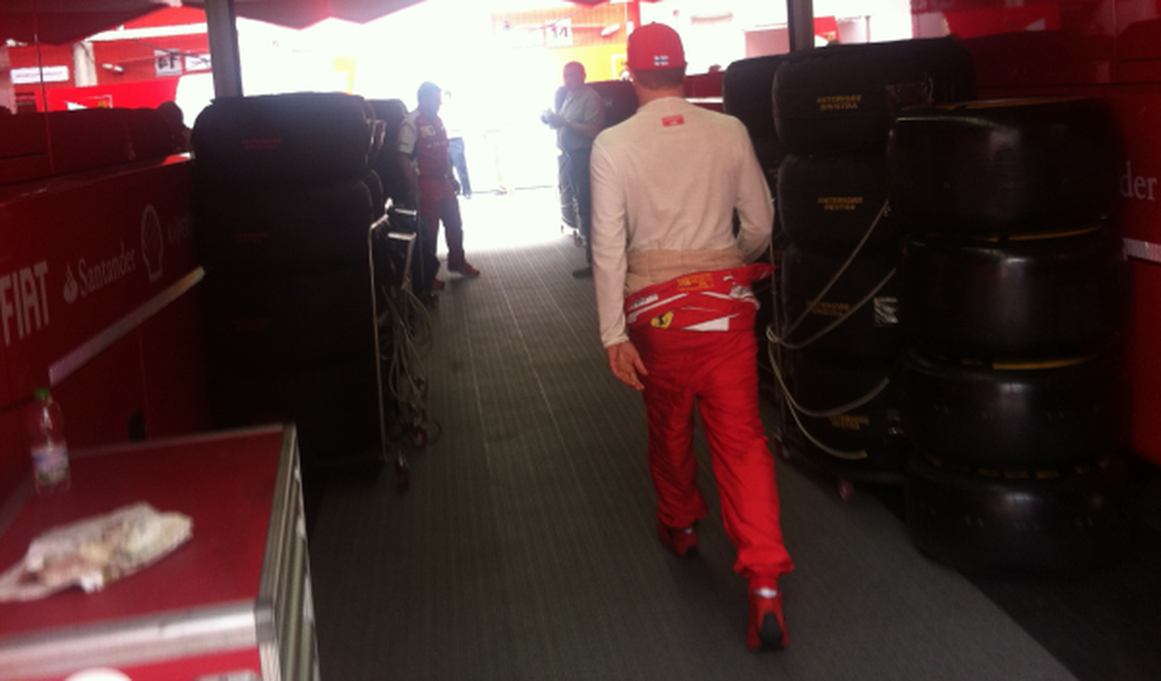 Kimi Räikkönen motorhome Ferrari