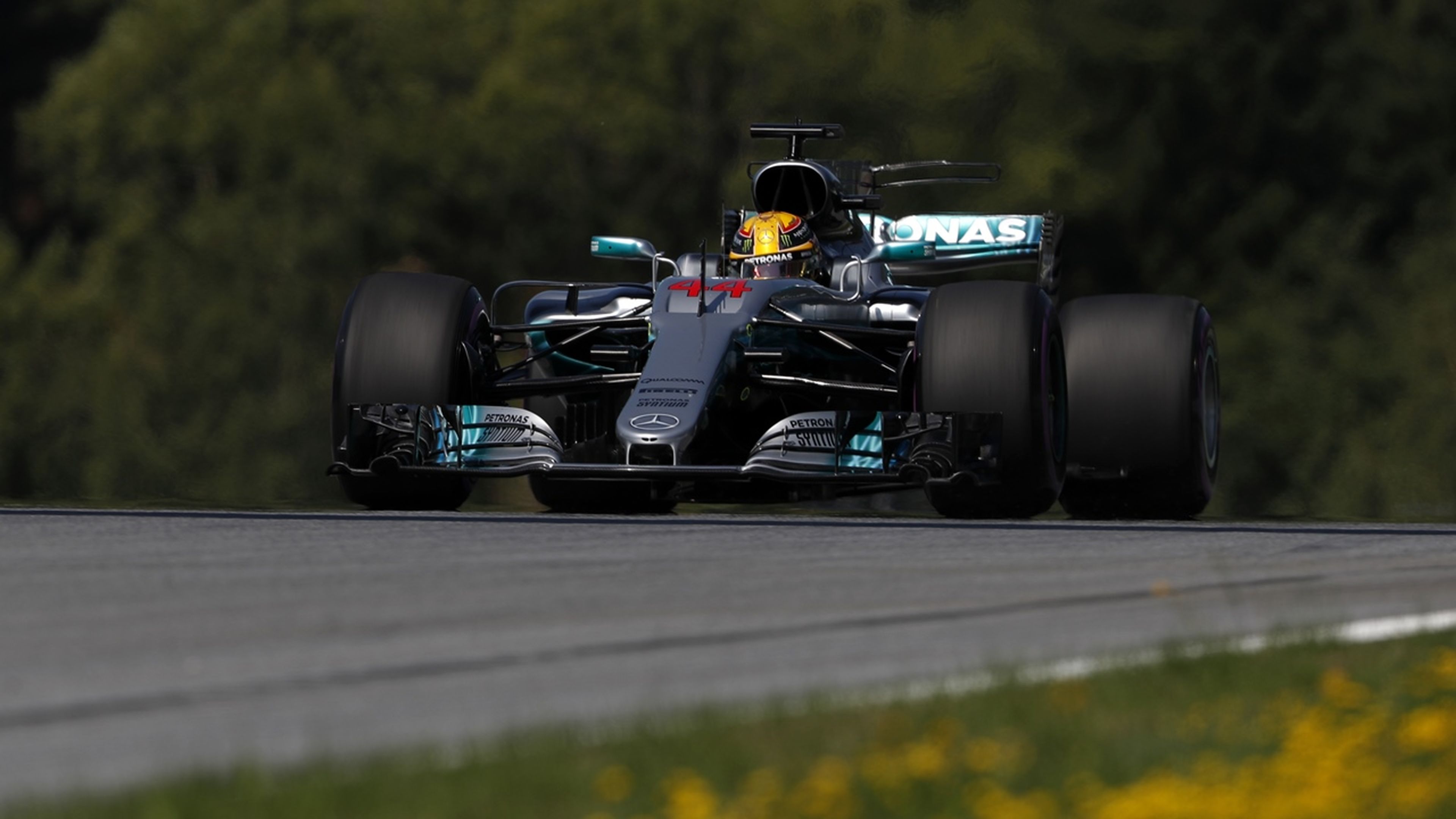 Lewis Hamilton, durante los Libres 1 de Austria