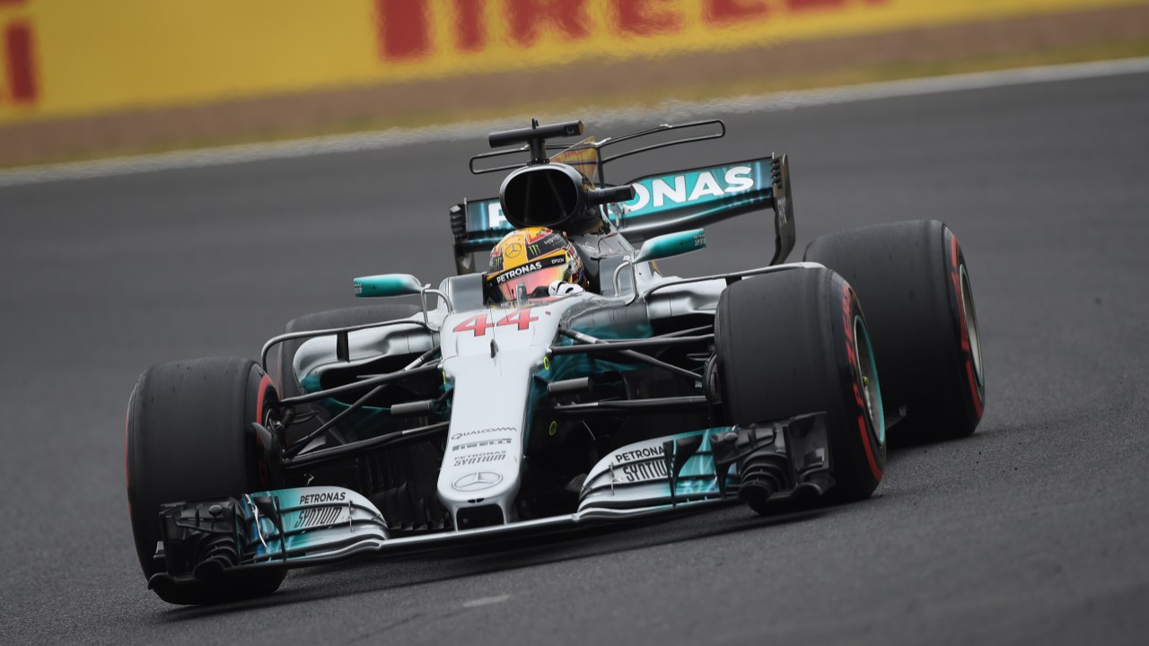 Lewis Hamilton, en el GP de Silverstone Lewis Hamilton, en el GP de Silverstone