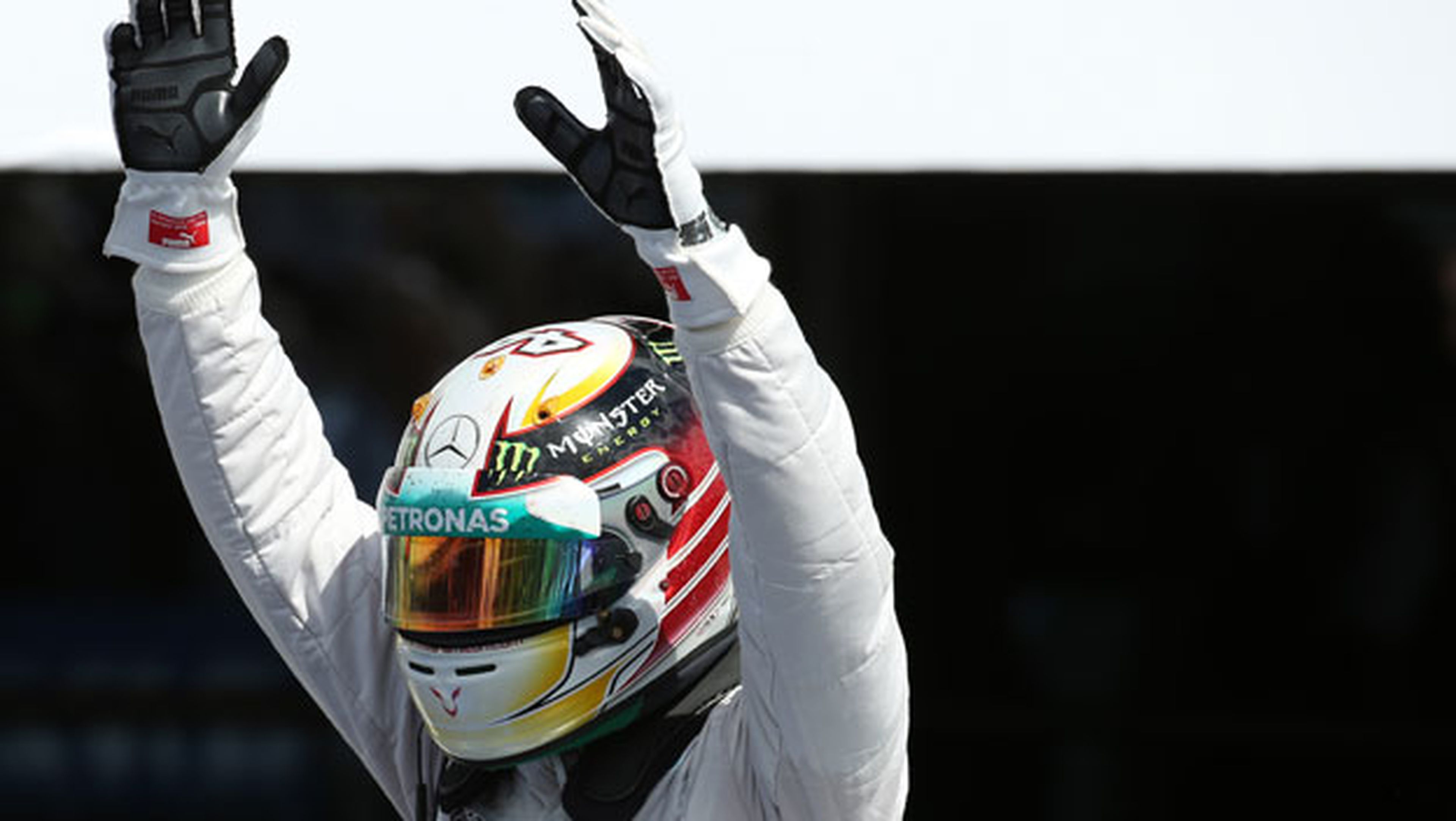 Lewis Hamilton con Mercedes en el GP Gran Bretaña 2014
