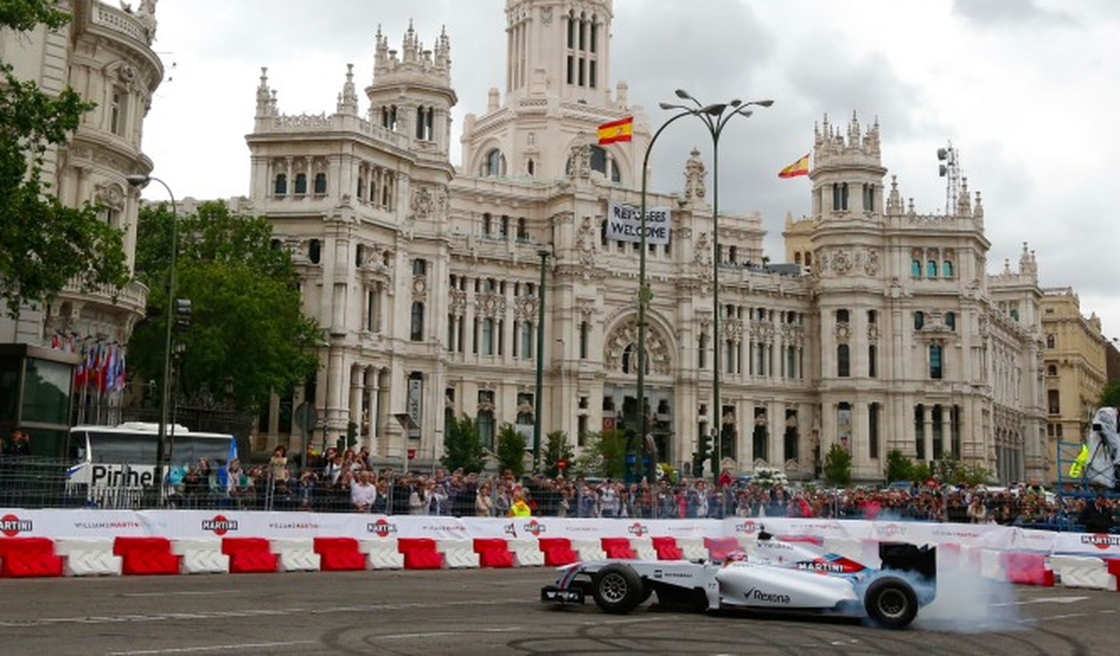 Madrid, convertida en circuito urbano de F1 por un día
