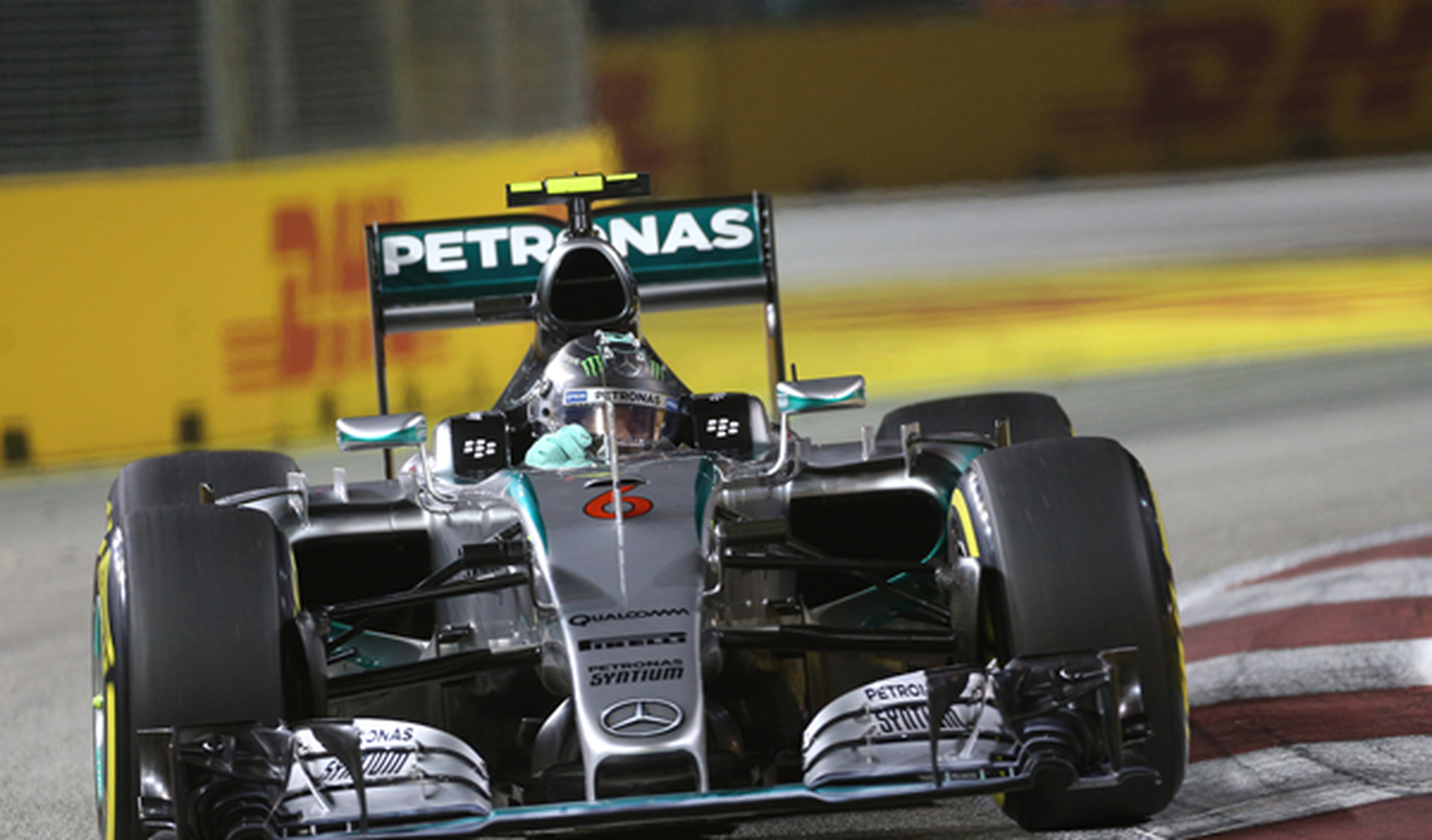 Mercedes, fuera de los 3 primeros en Singapur