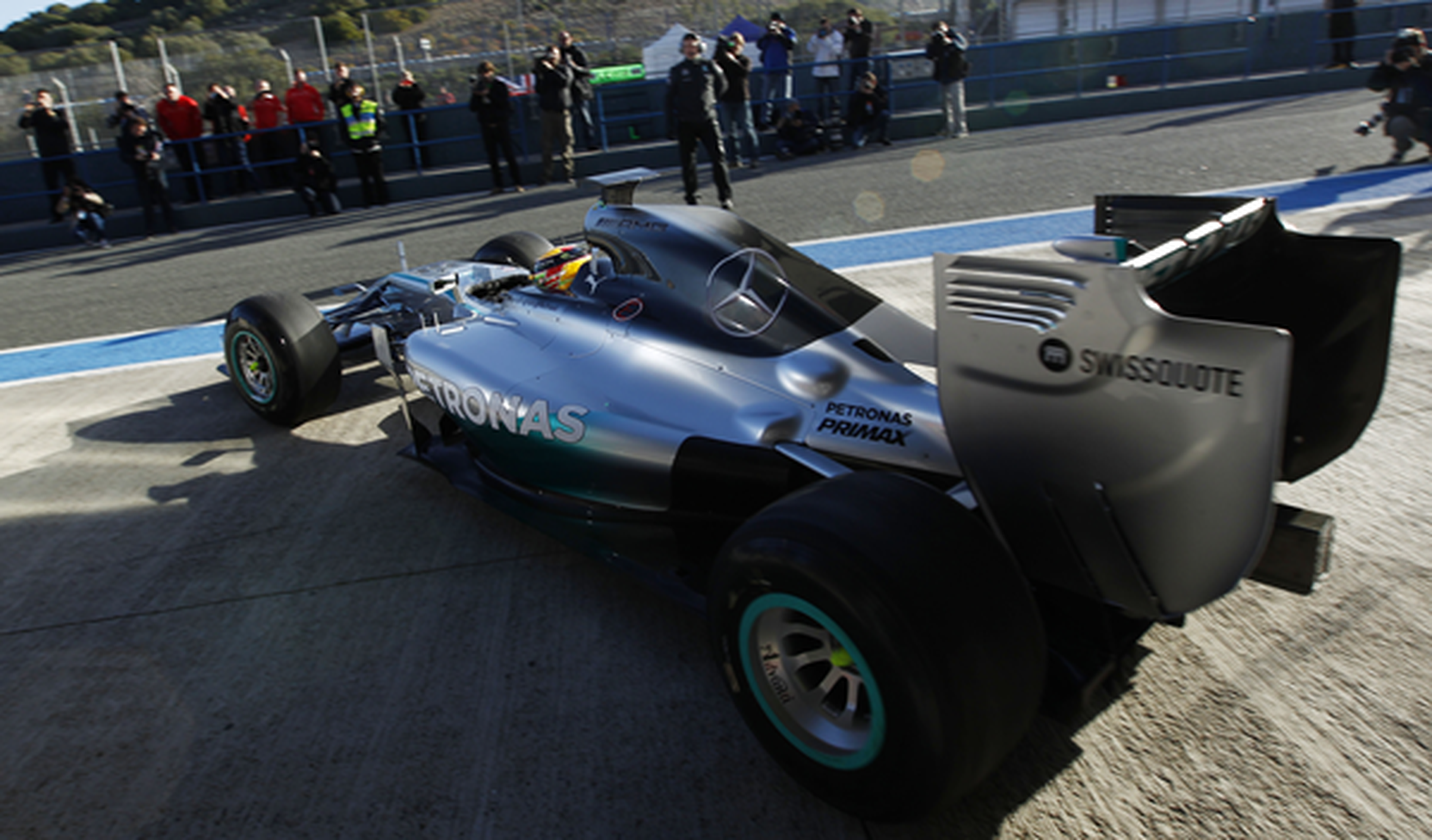 Mercedes planea probar su nuevo f1 2015 a mediados de enero