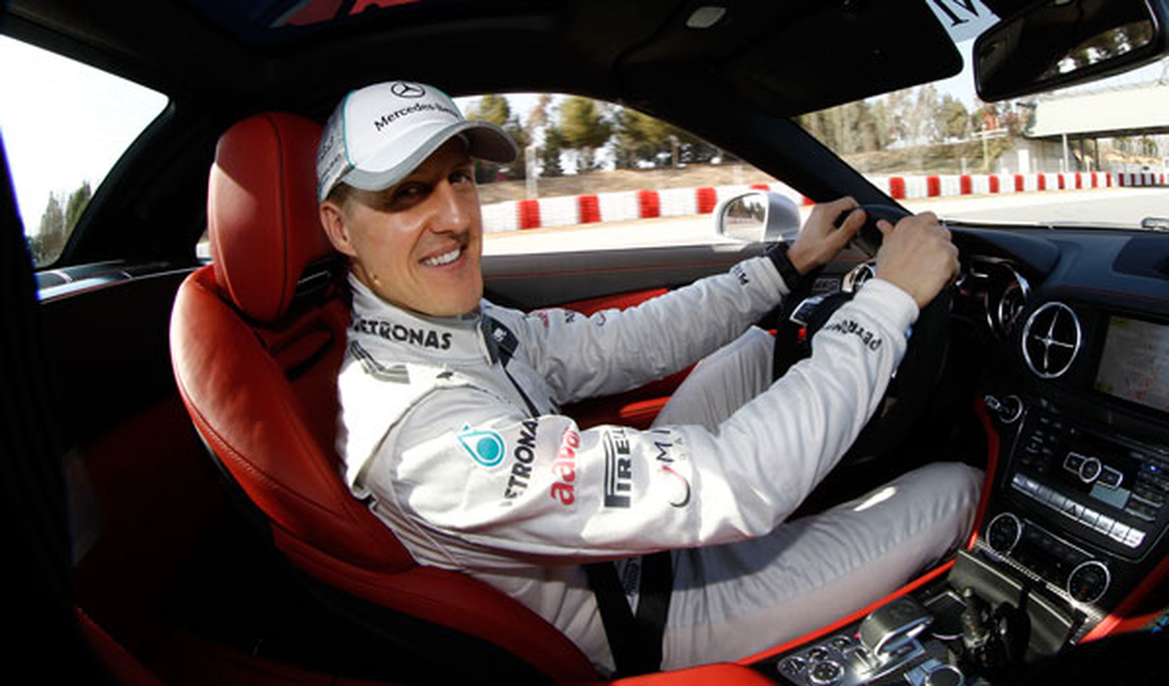 Michael Schumacher tuvo un accidente de tráfico en Sevilla