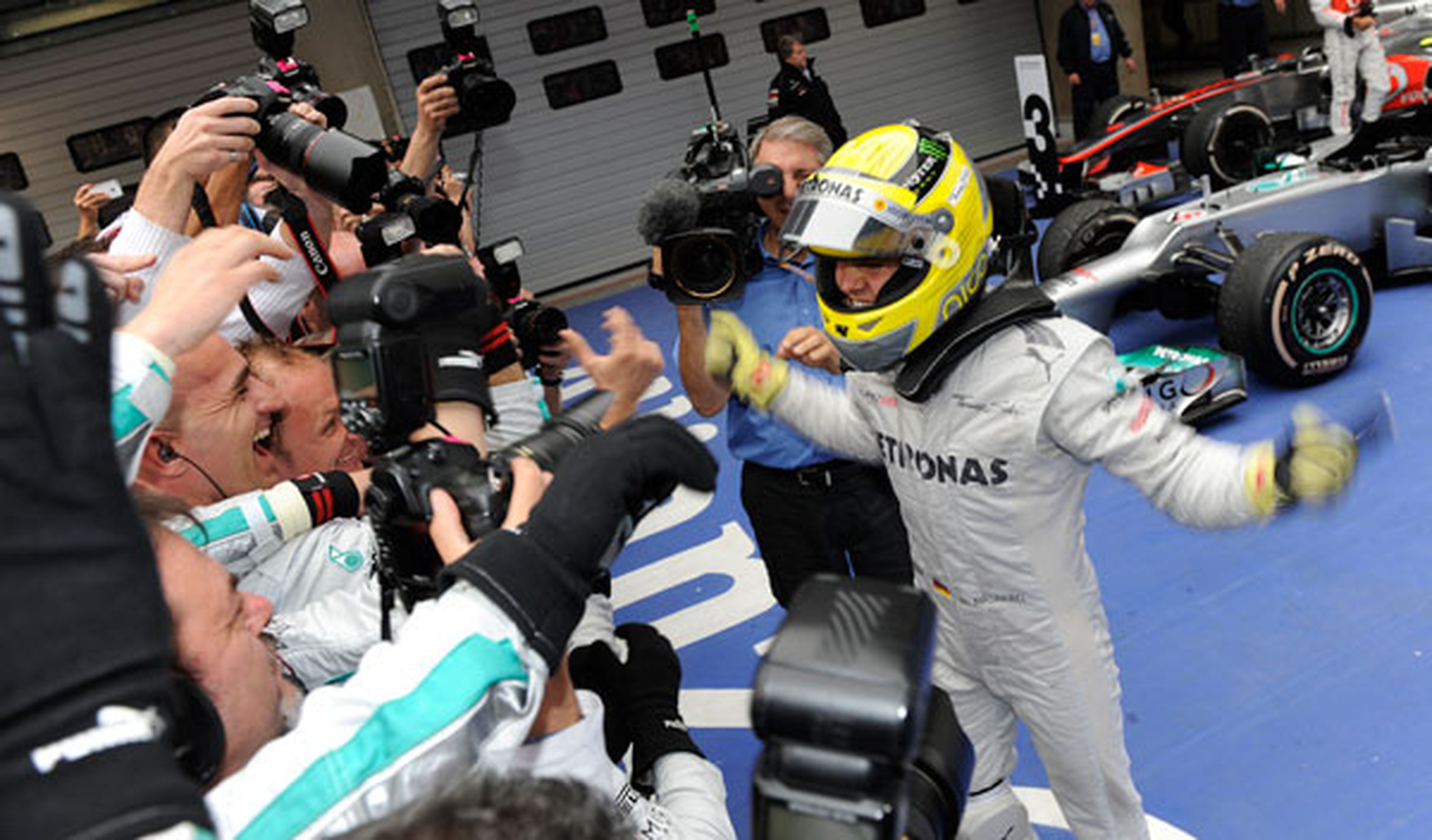 Nico Rosberg se estrenó en el GP de China F1 2012