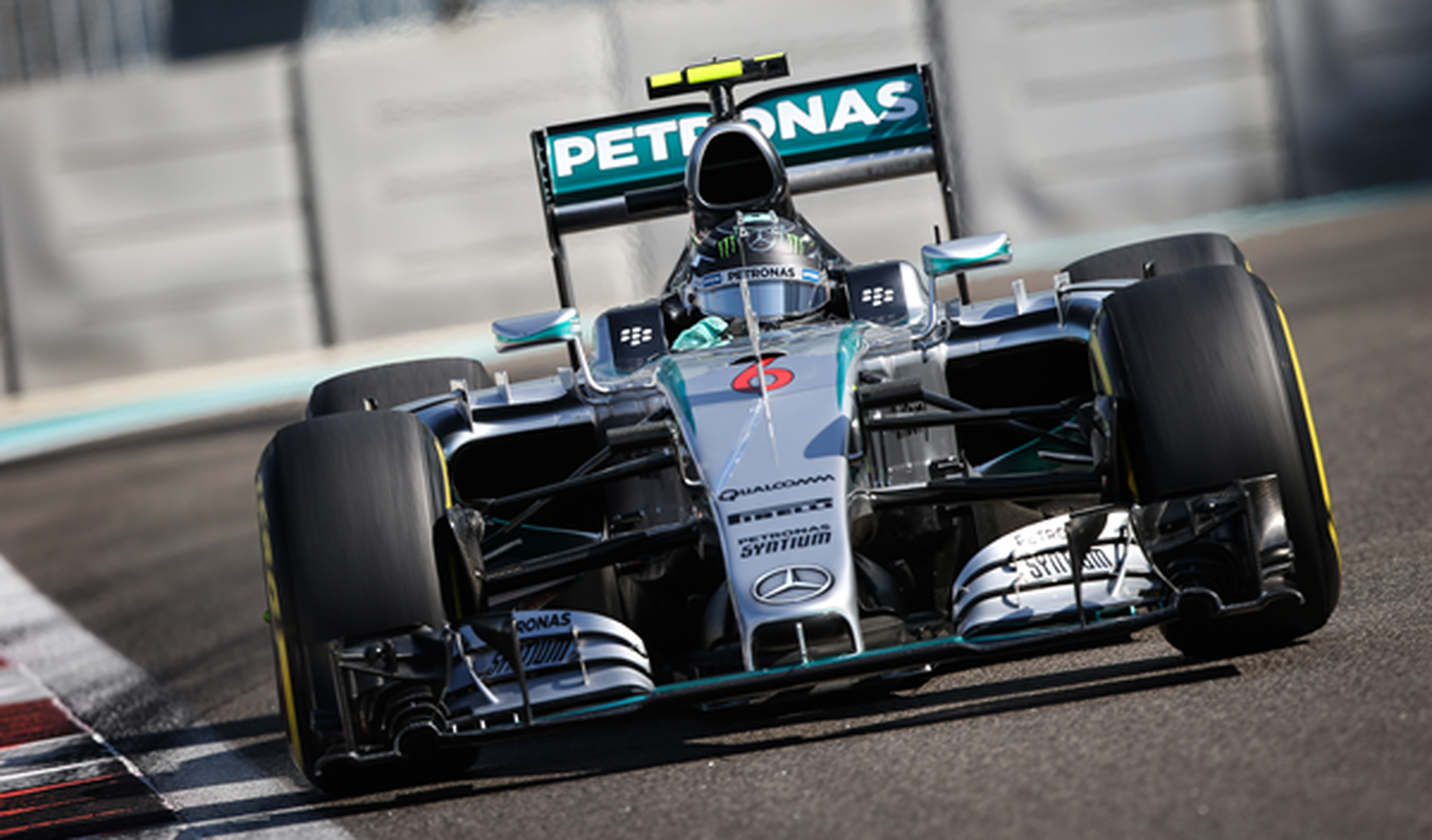 Nico Rosberg, en el GP Abu Dhabi 2015