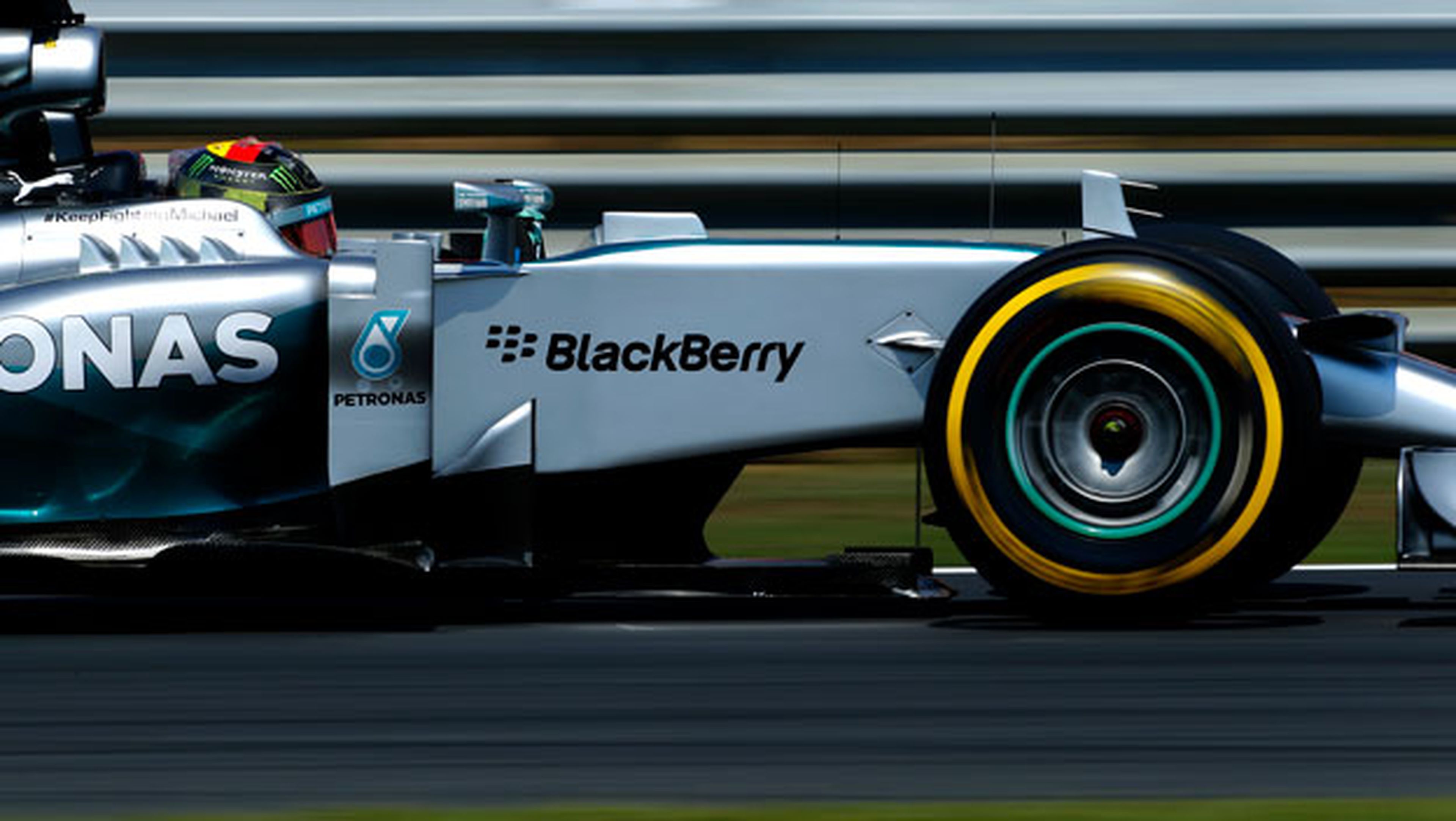 Nico Rosberg con Mercedes en el GP Hungría 2014