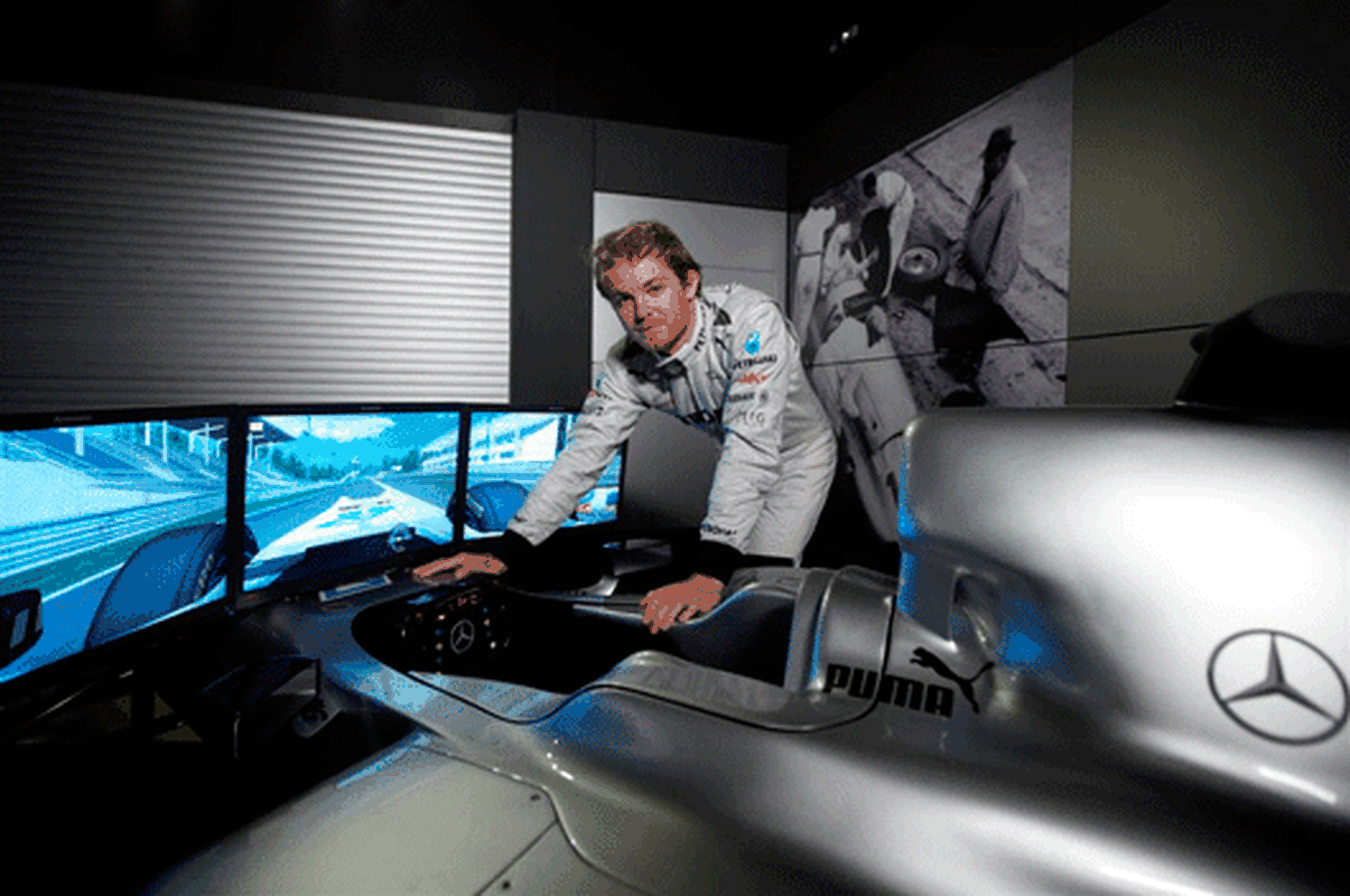 Nico Rosberg - Mercedes - Simulador