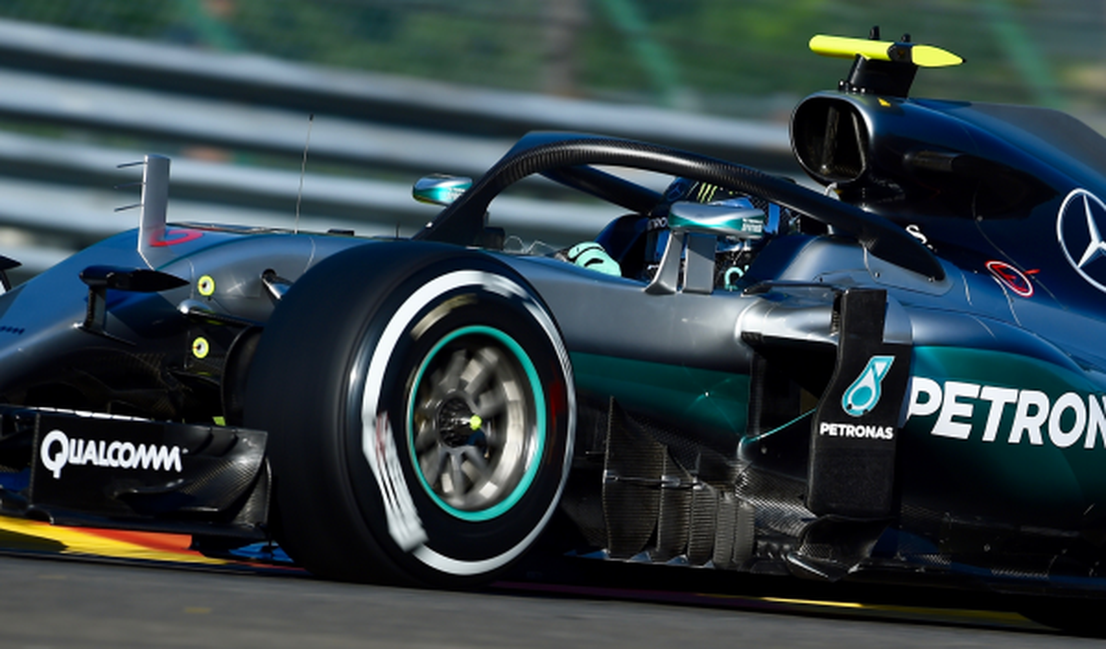 Nico Rosberg prueba el halo en Spa