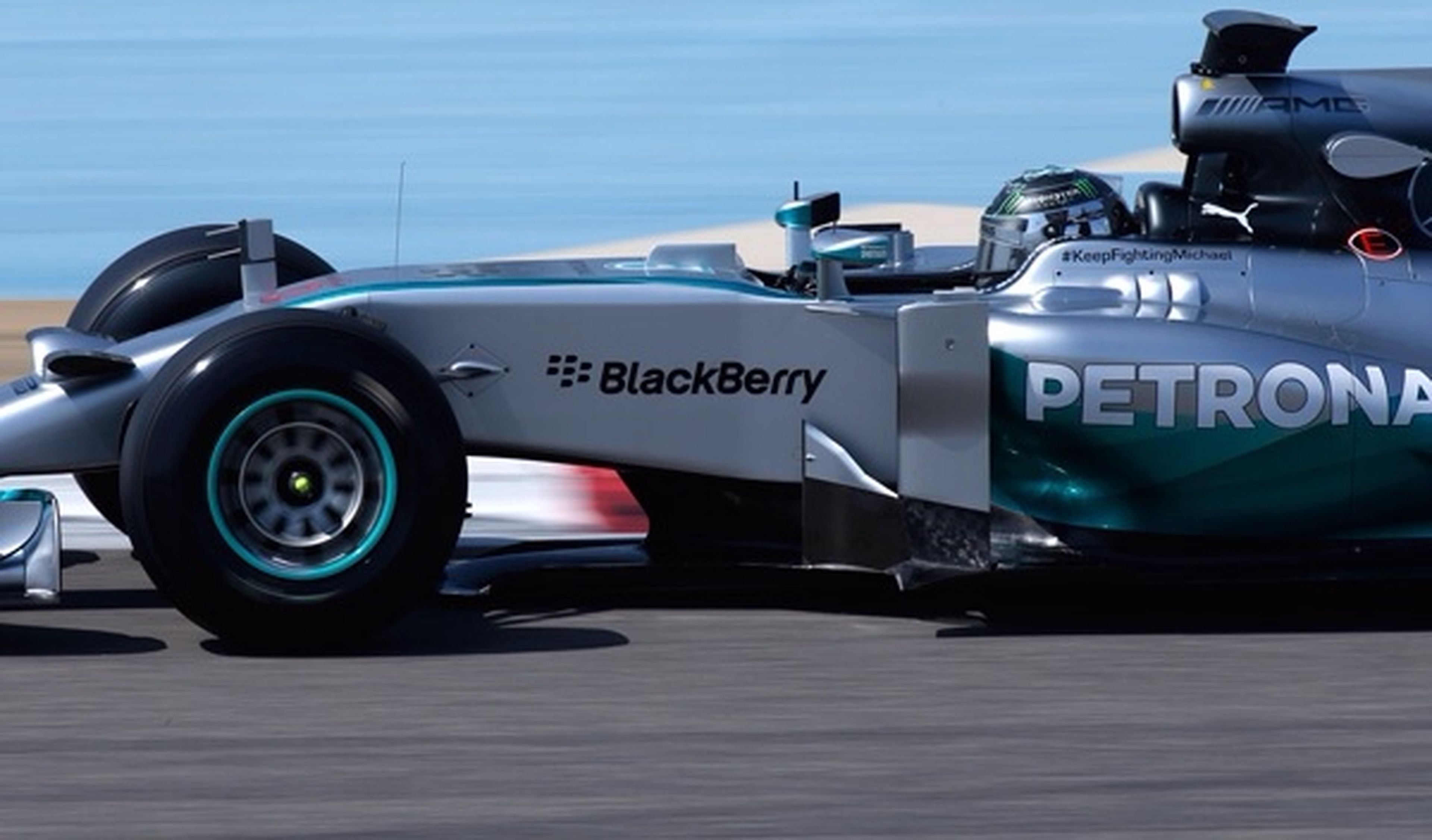 Nico Rosberg en los tests F1 Bahrein 2014