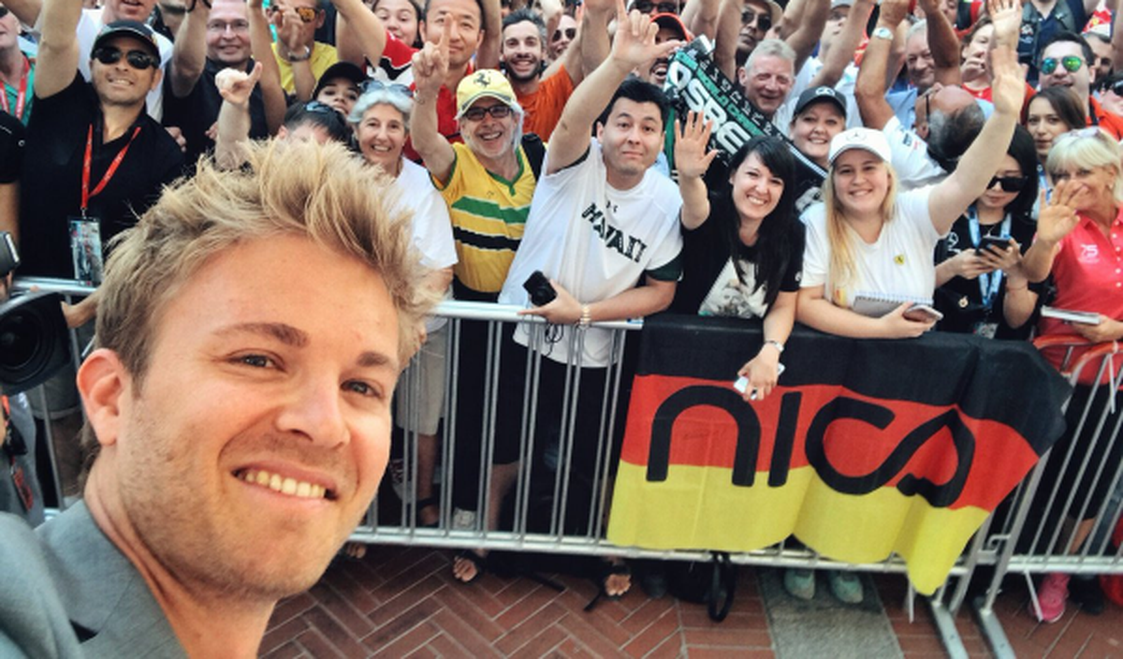 Nico Rosberg vuelve al paddock de la Fórmula 1 en Mónaco