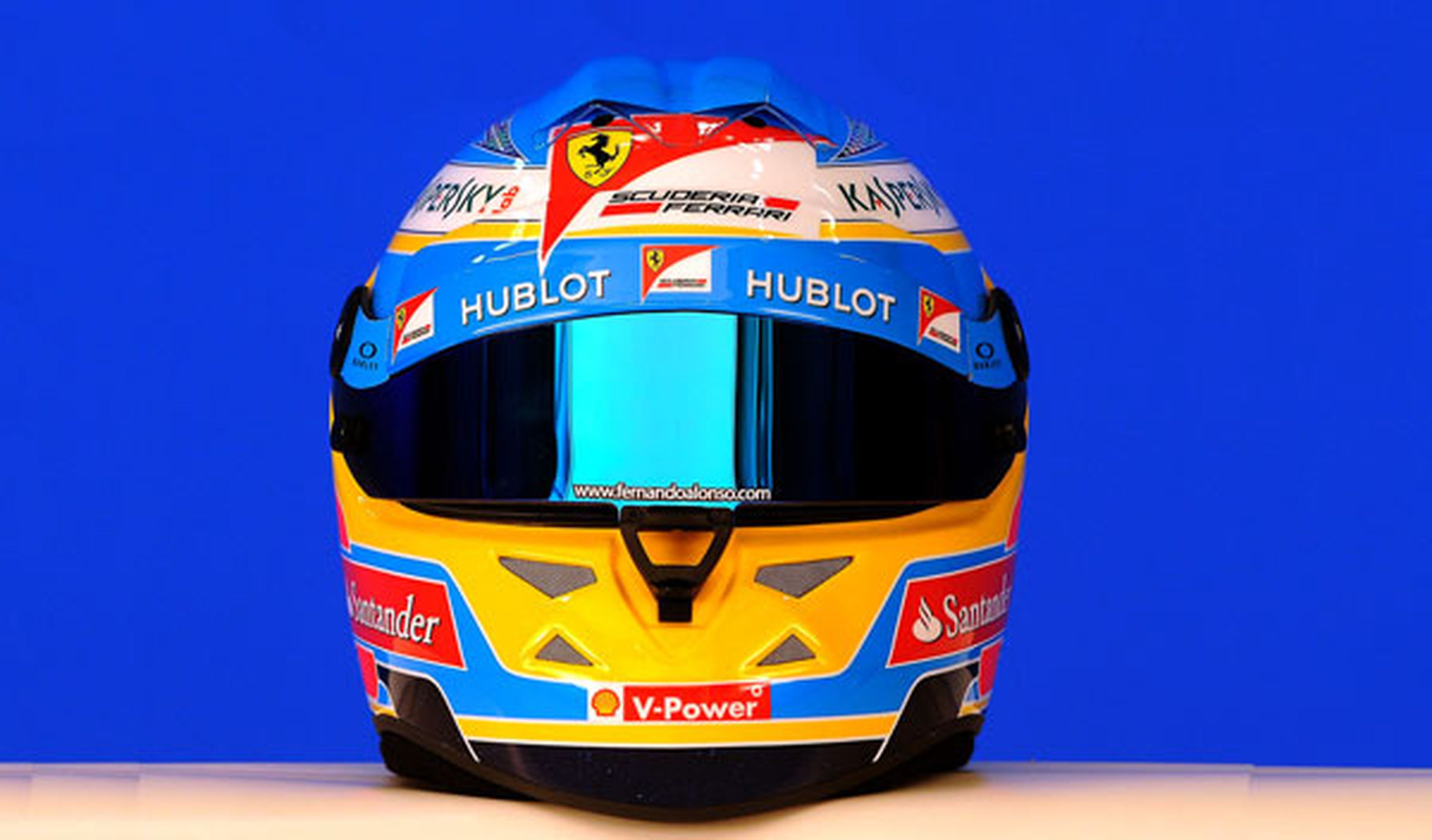El nuevo casco de Fernando Alonso para F1 2014