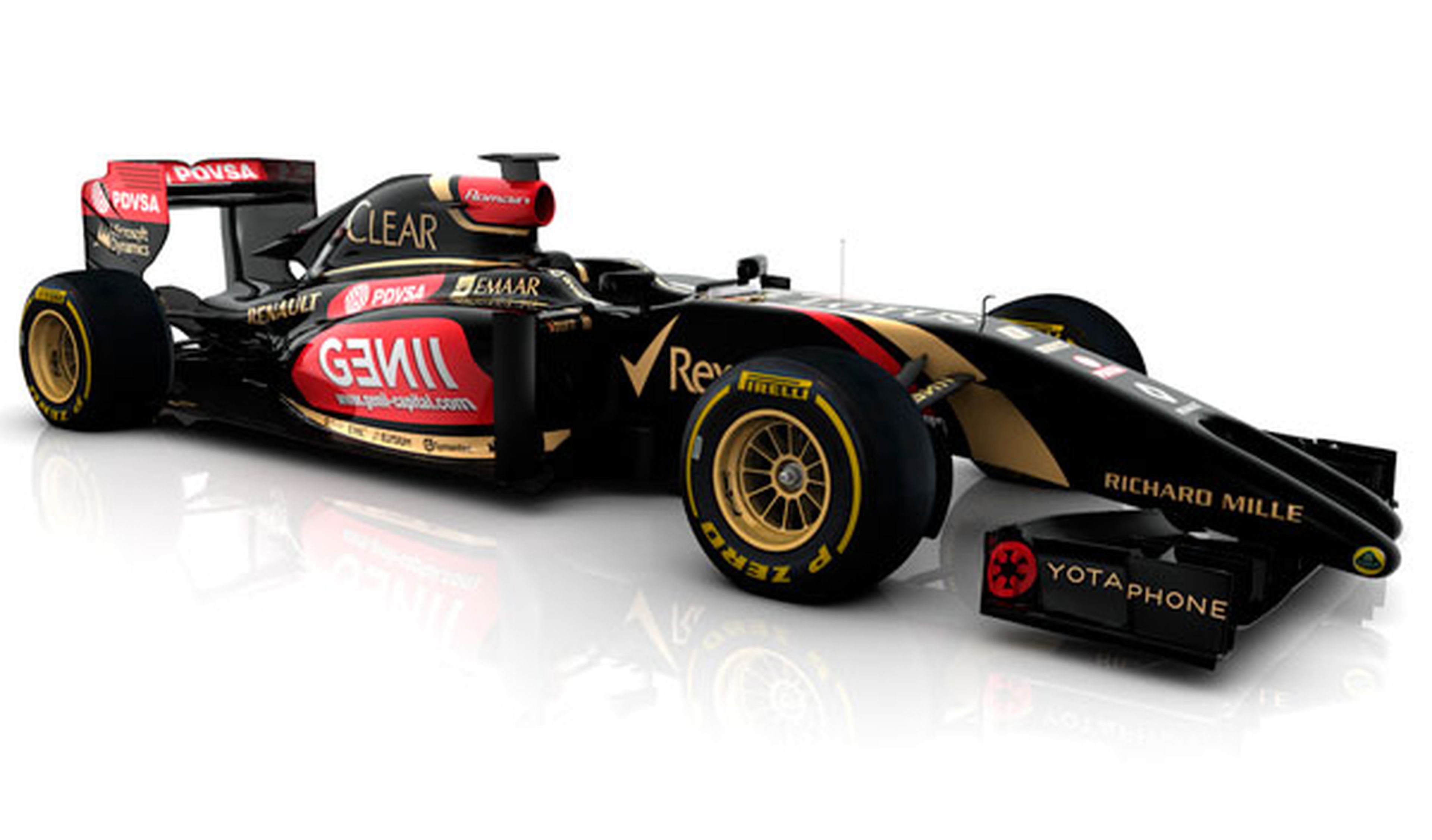 El nuevo Lotus E22 rueda en el circuito de Jerez
