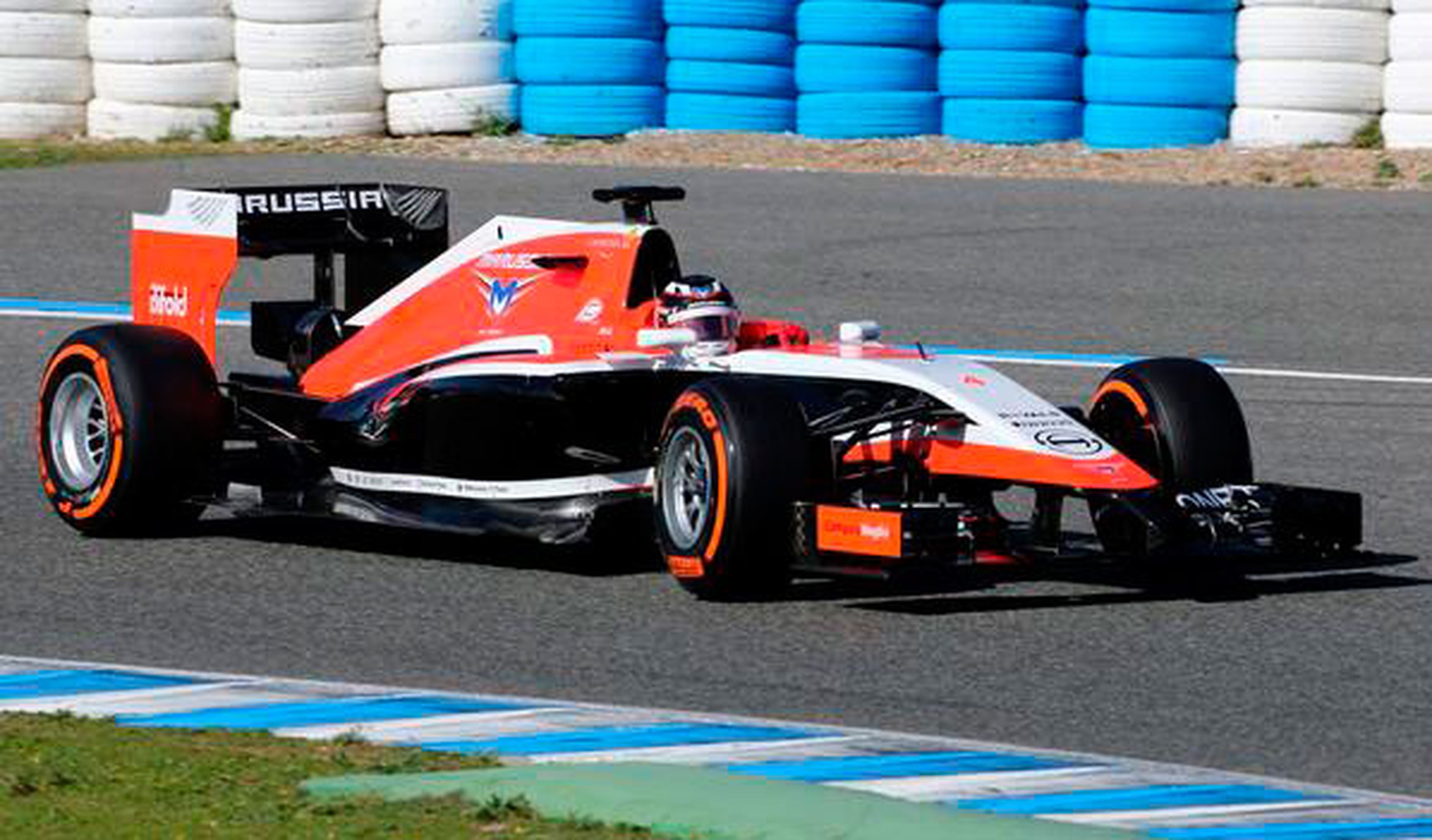 El nuevo Marussia MR03 de Fórmula 1 debuta en Jerez