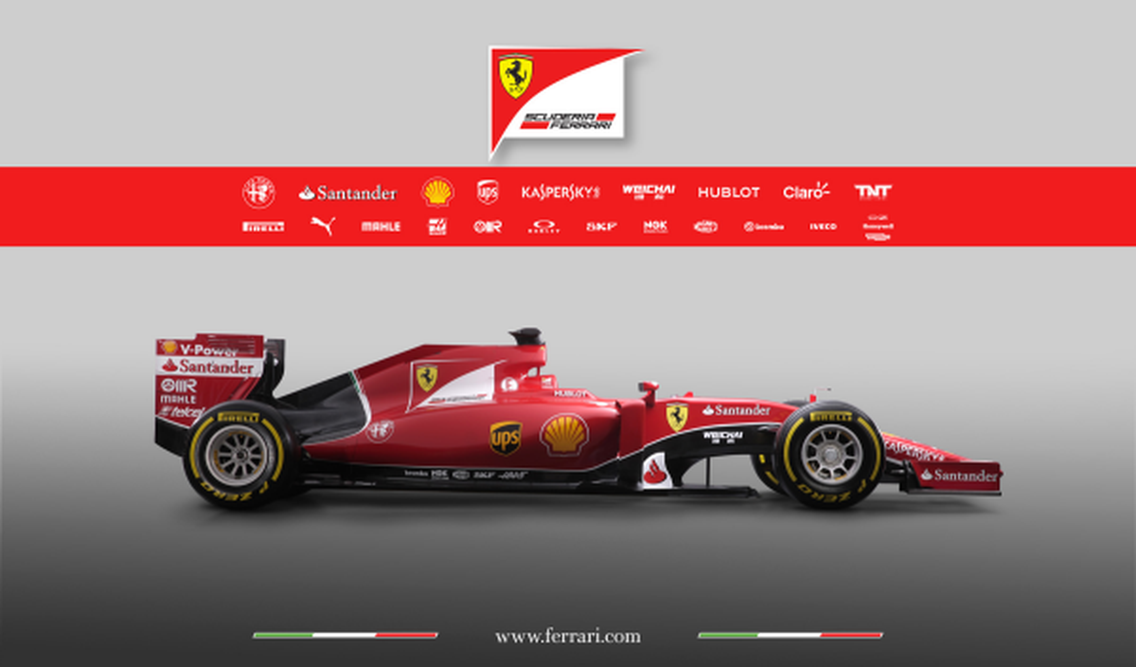 Perfil del nuevo Ferrari SF15T