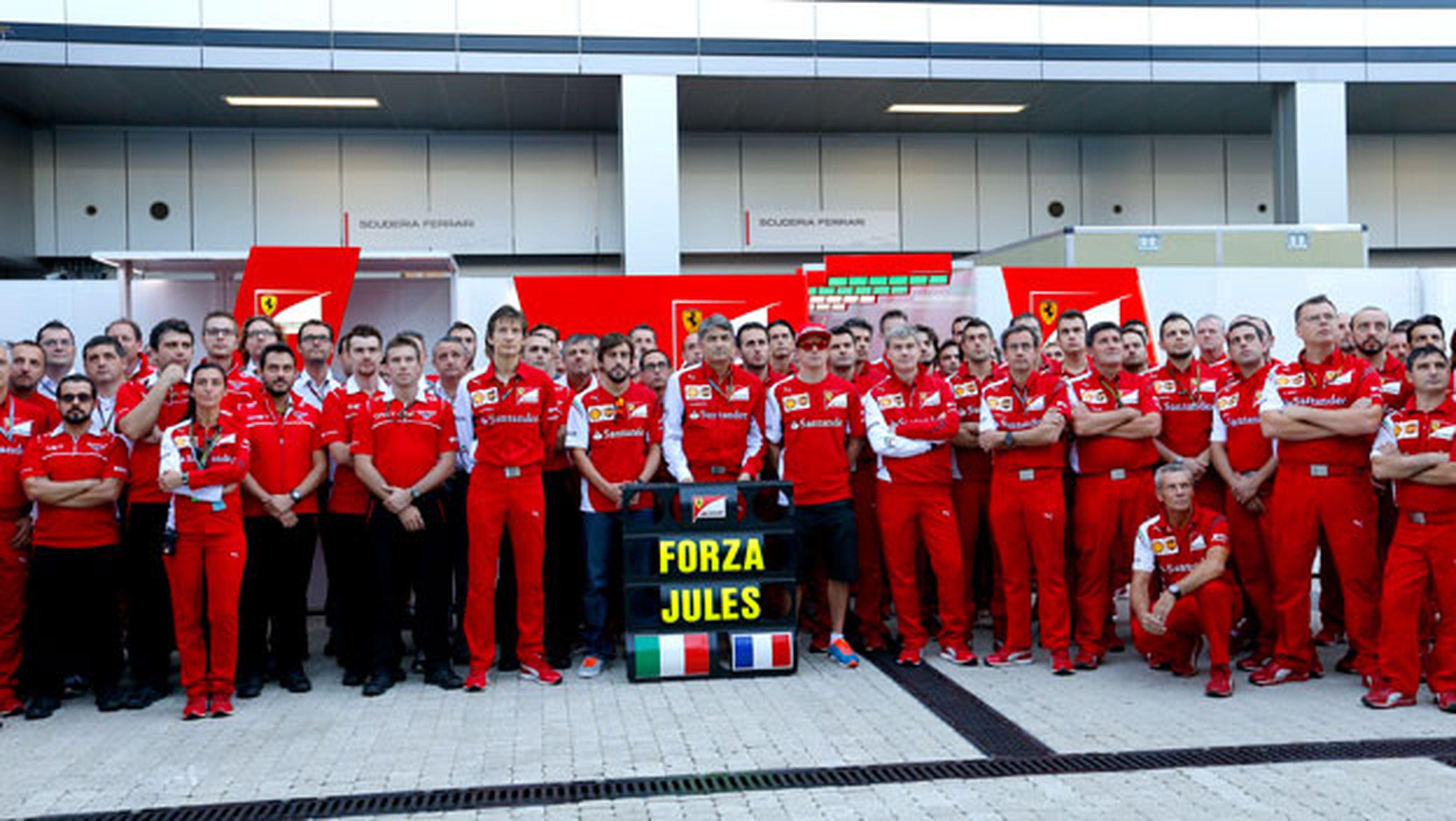 Los pilotos de F1 envían "fuerza" a Bianchi desde Sochi