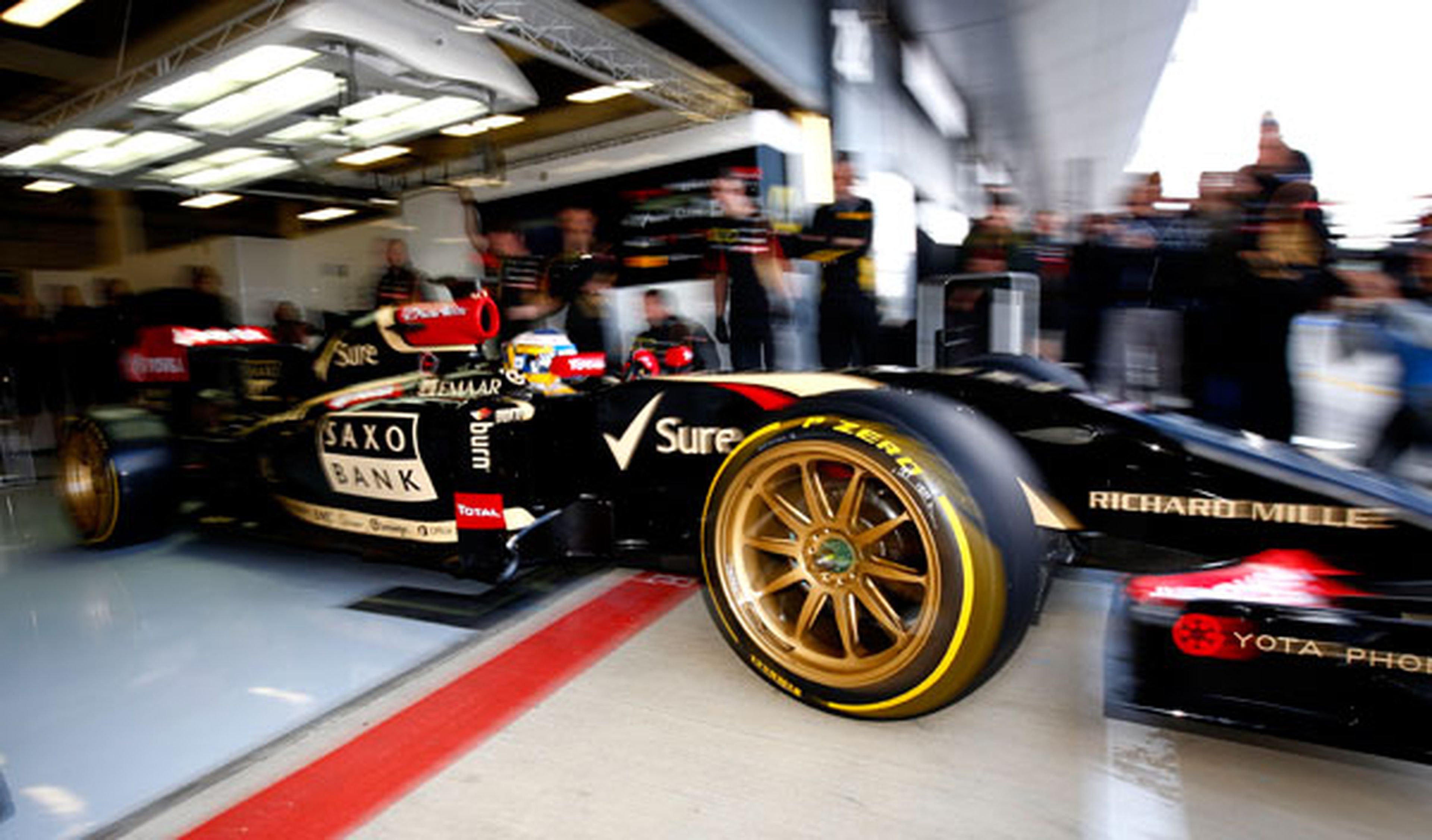 Pirelli probó el neumático de F1 de 18 pulgadas con Lotus