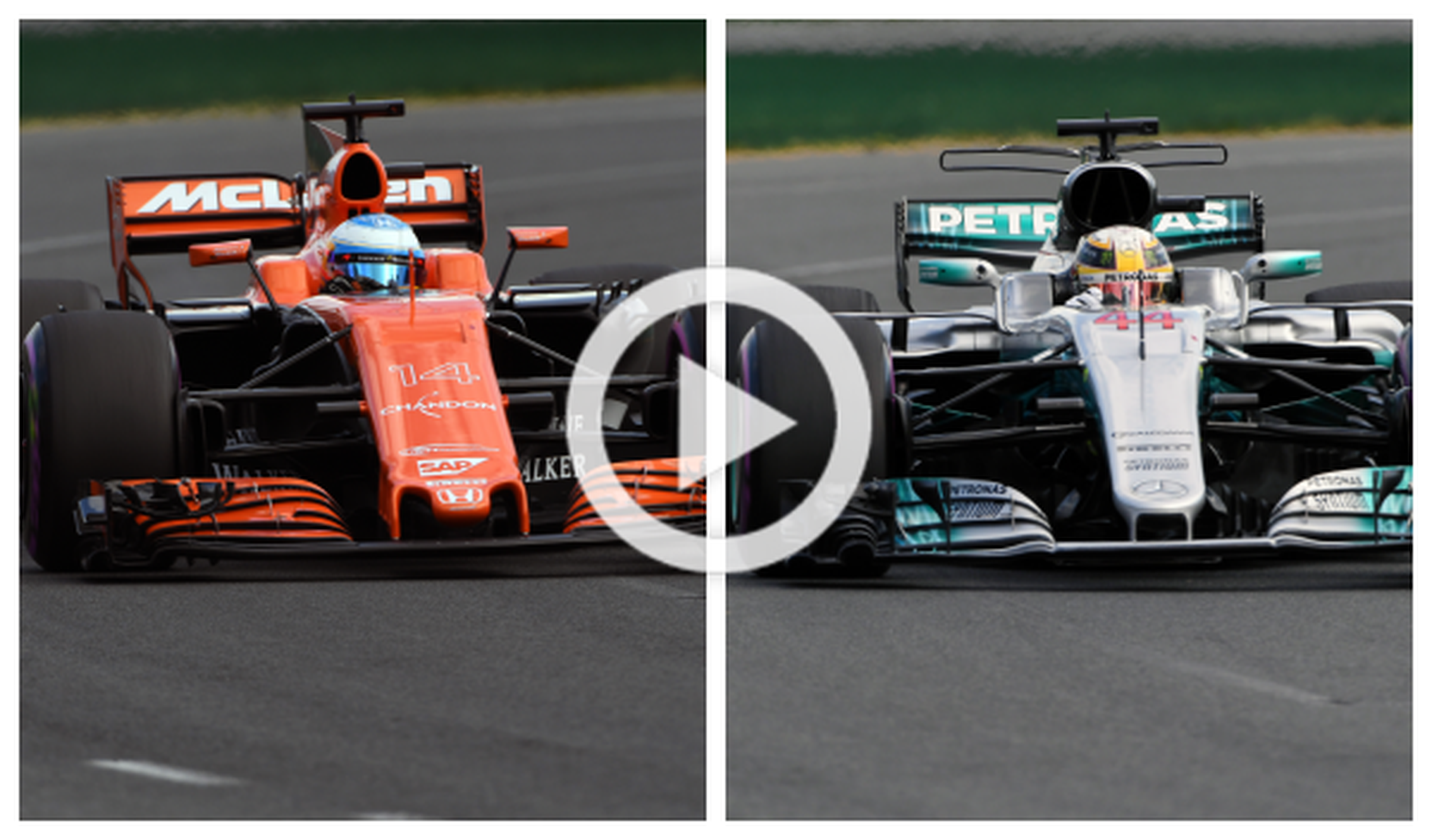 ¿En qué se diferencian el McLaren de Alonso y el Mercedes?