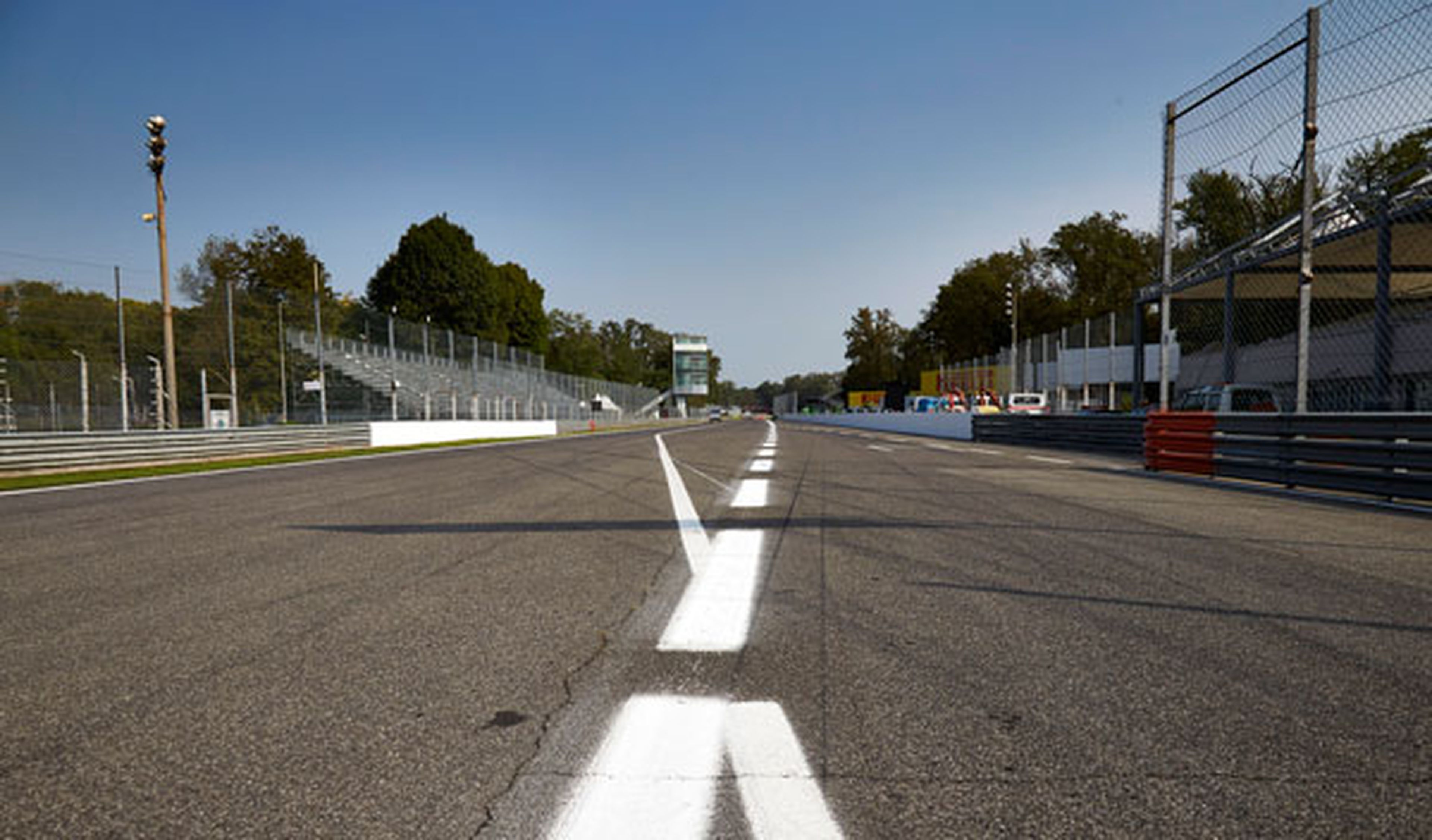 Recta de meta circuito de Monza