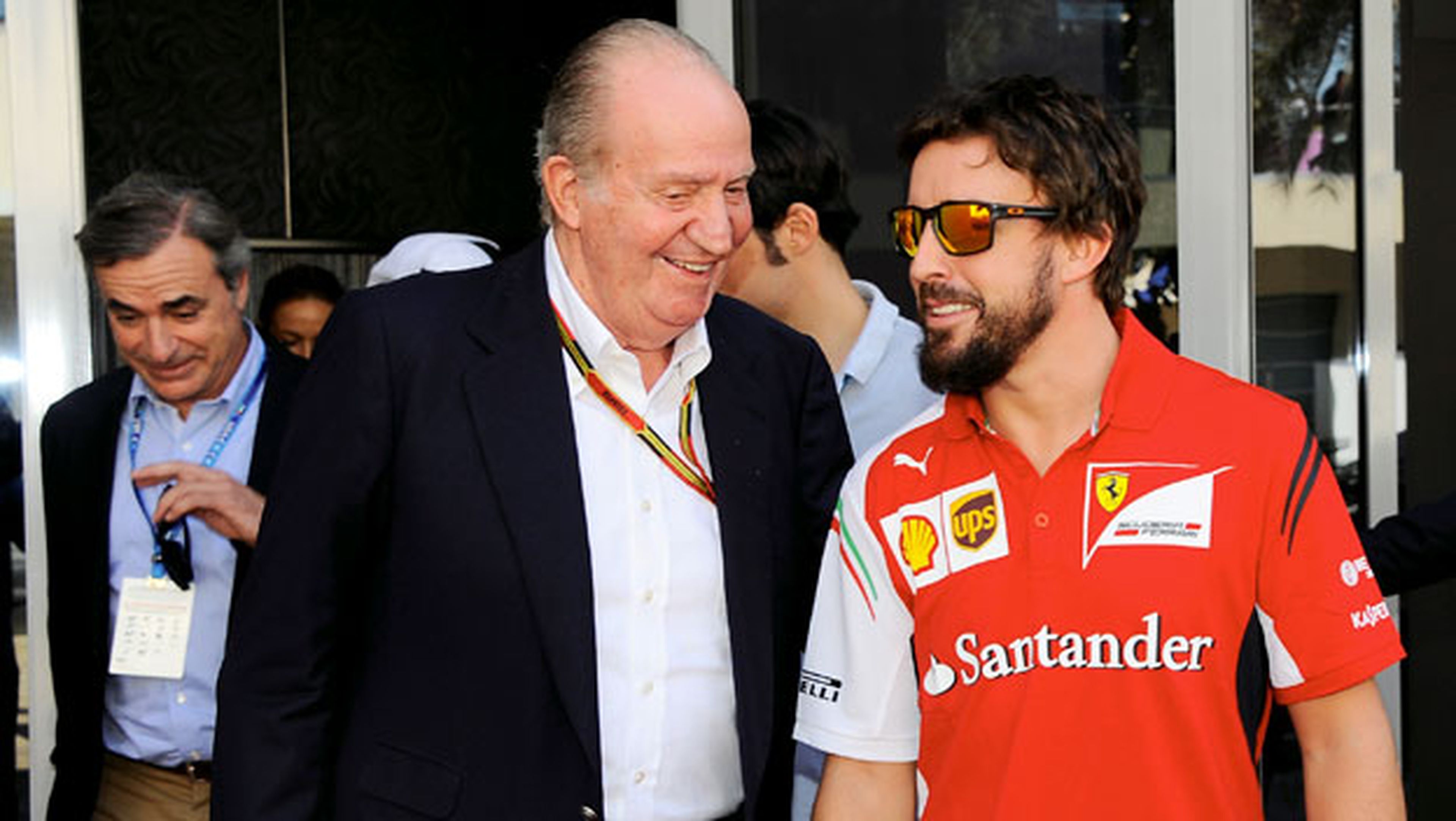 Rey Juan Carlos: "Fernando Alonso me ha dicho que McLaren"