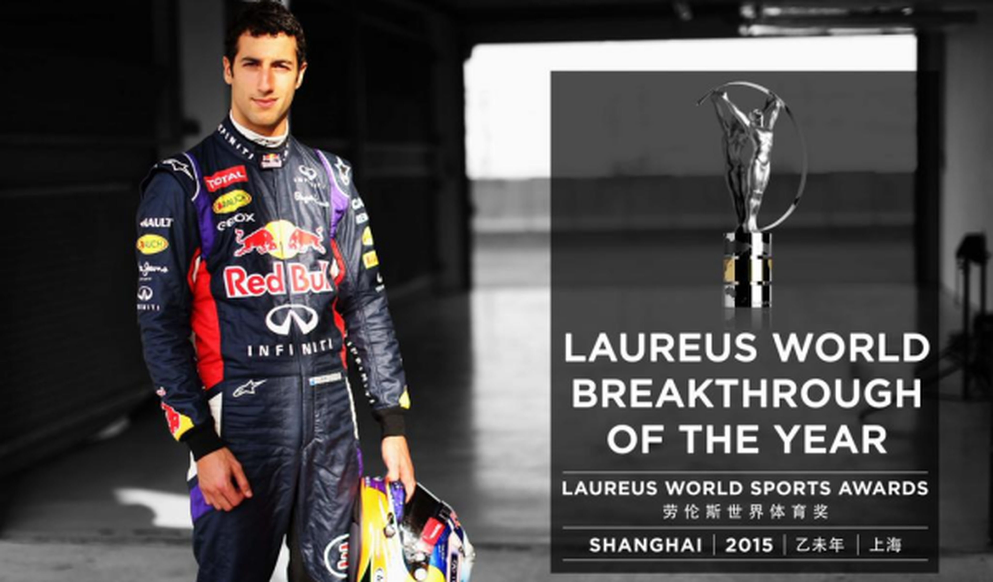 Ricciardo gana el Laureus al deportista revelación de 2014