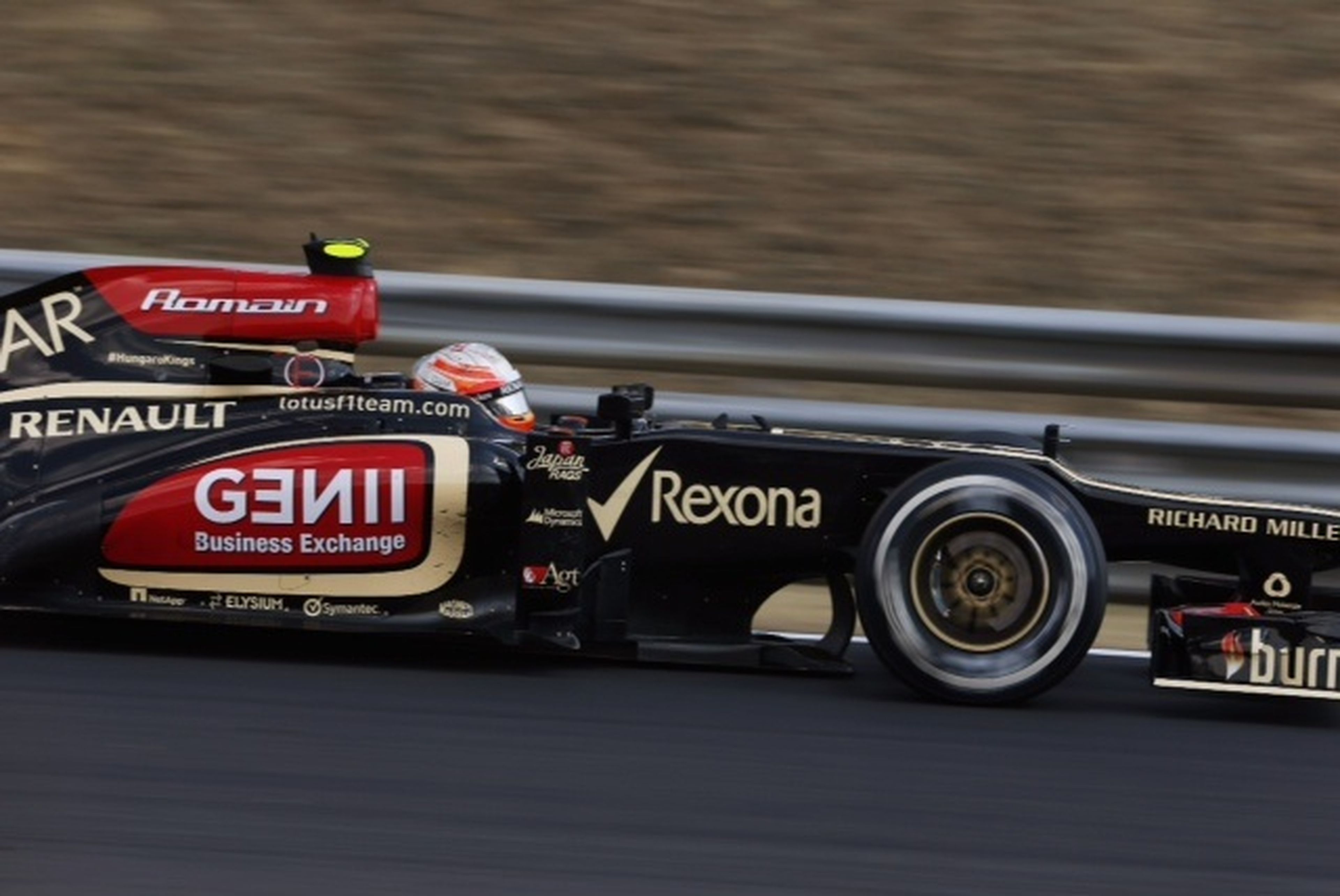 Romain Grosjean Lotus Hungría