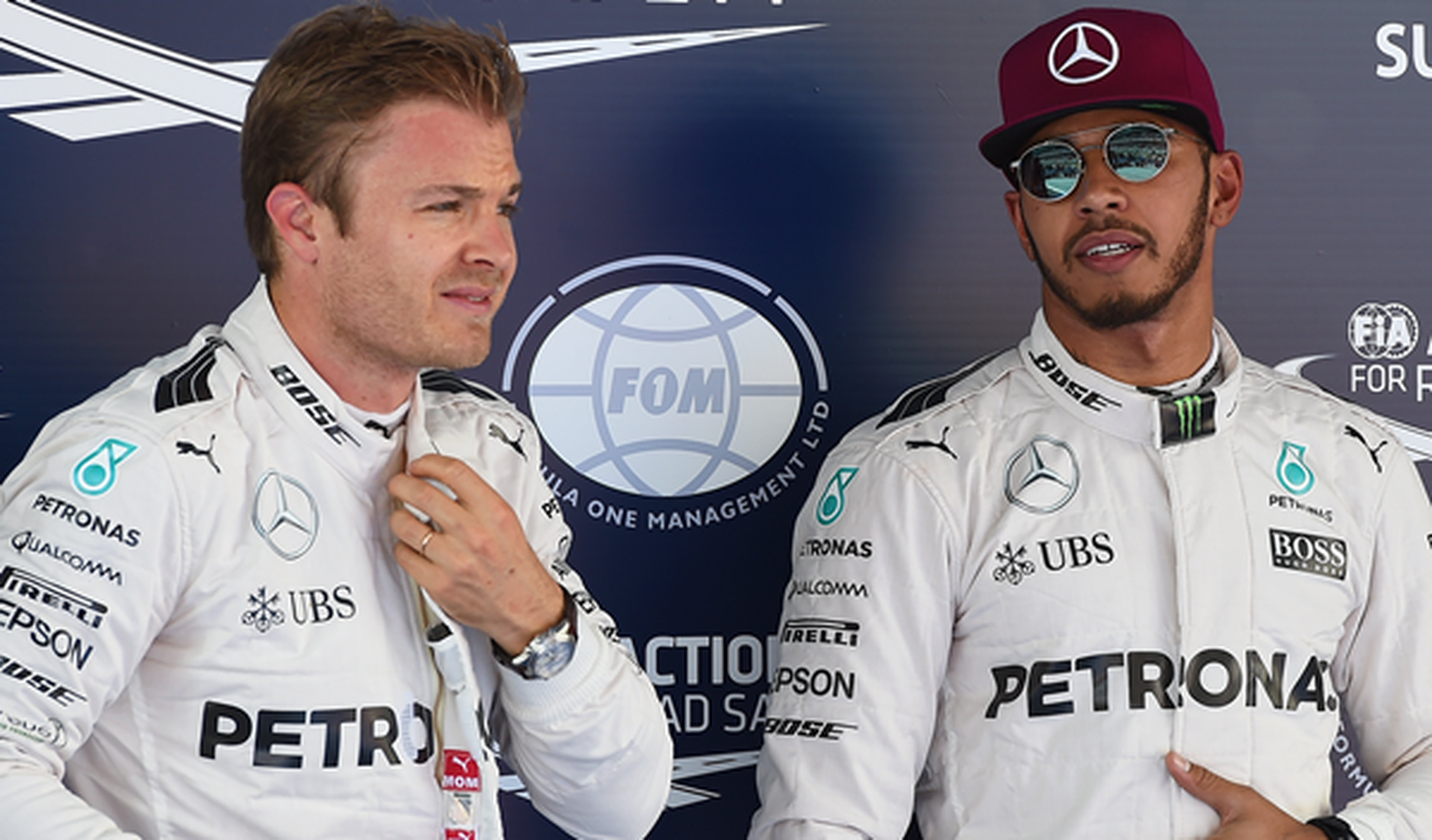 Rosberg y Hamilton: el accidente de Barcelona está olvidado