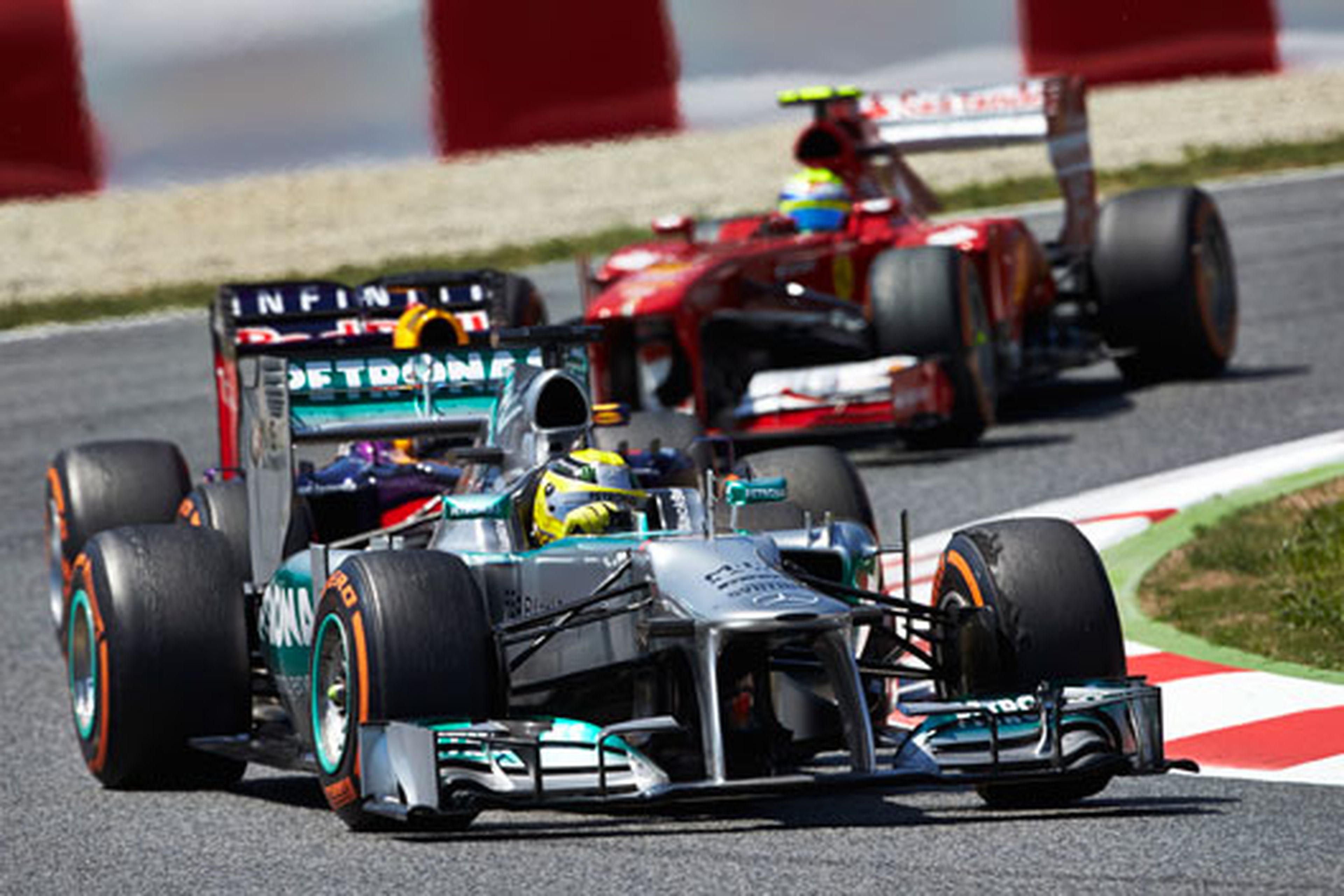 Rosberg - Massa - Mercedes - Ferrari - Montmelo - 2013