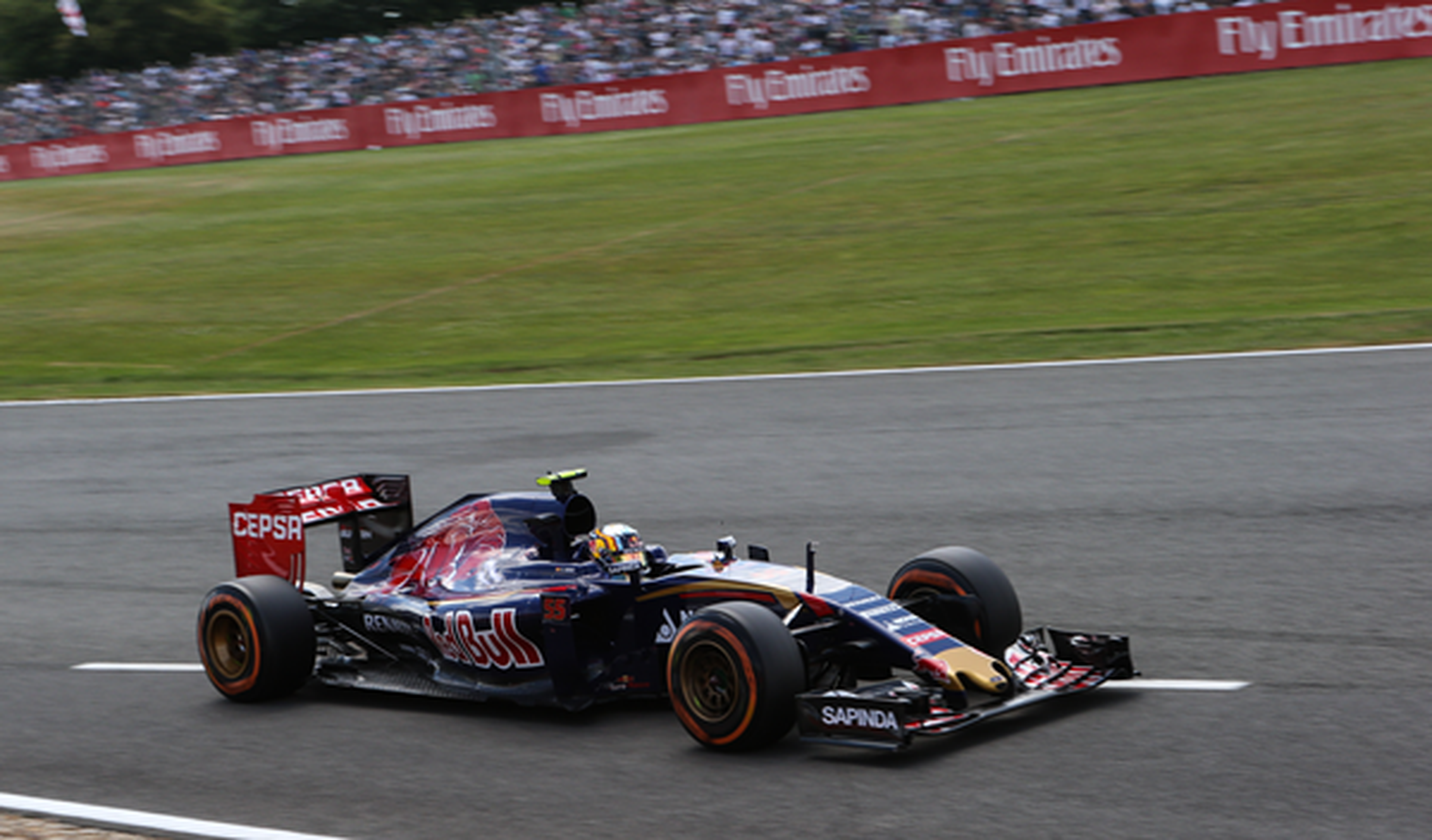 Sainz, satisfecho con su posición de salida en Silverstone