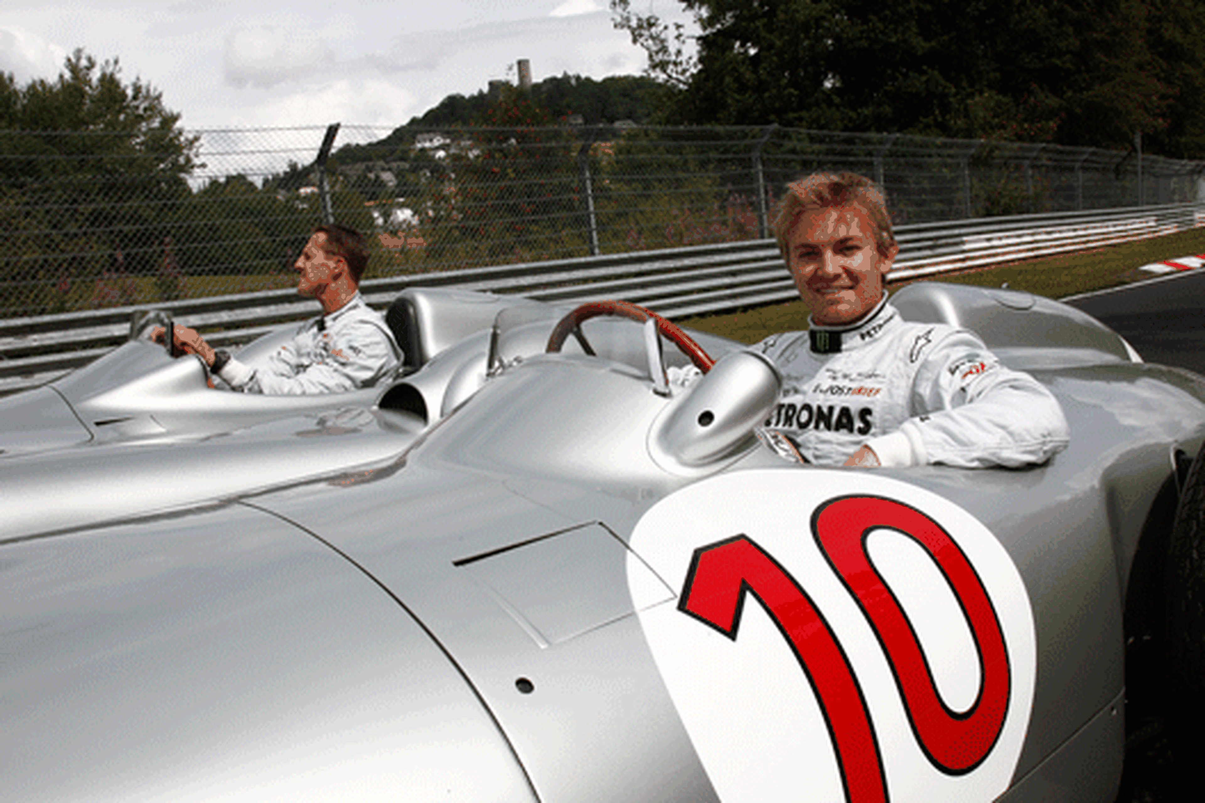Schumacher - Rosberg - Mercedes - DTM