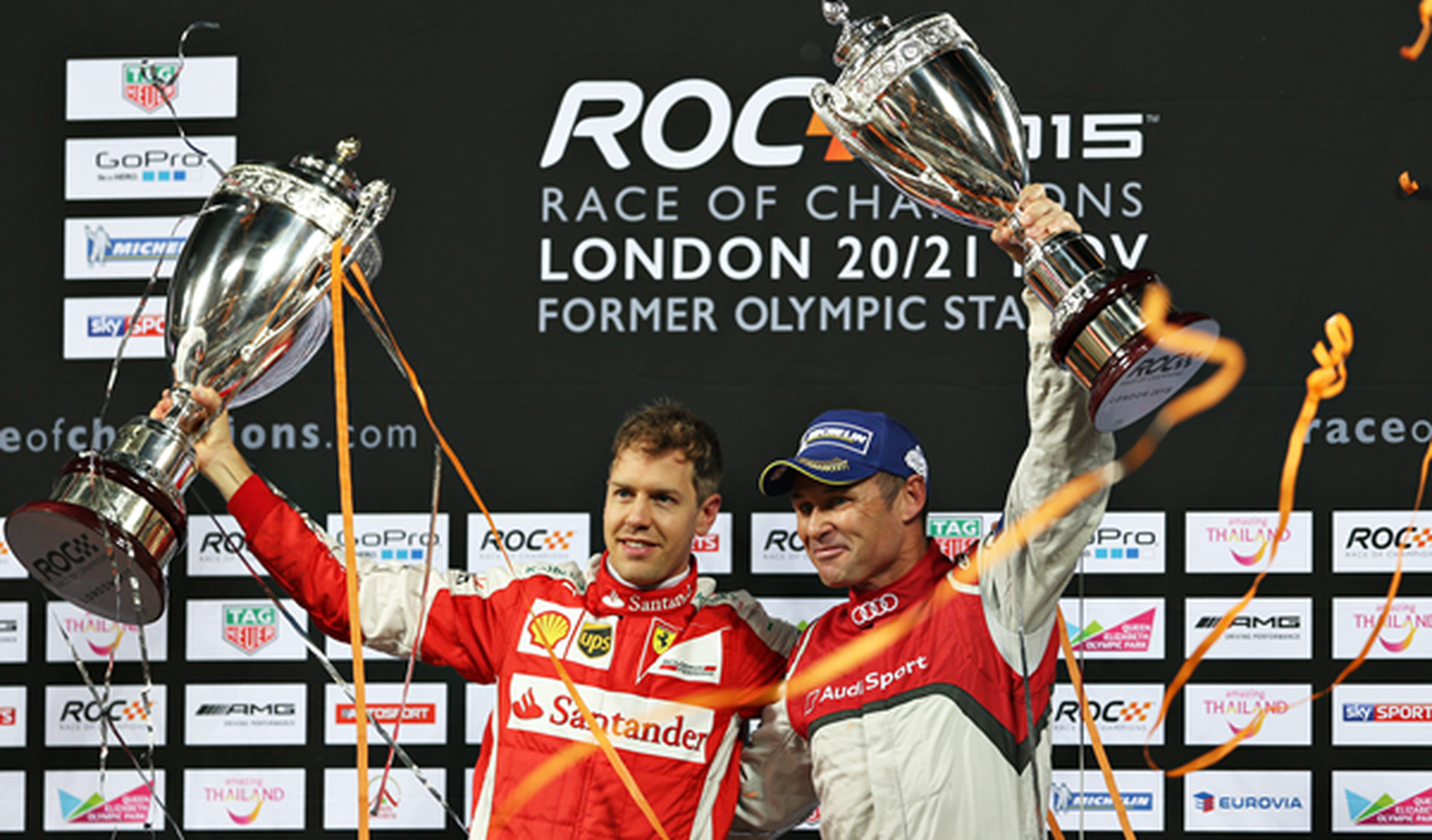 Sebastian Vettel se impone en la Carrera de Campeones 2015
