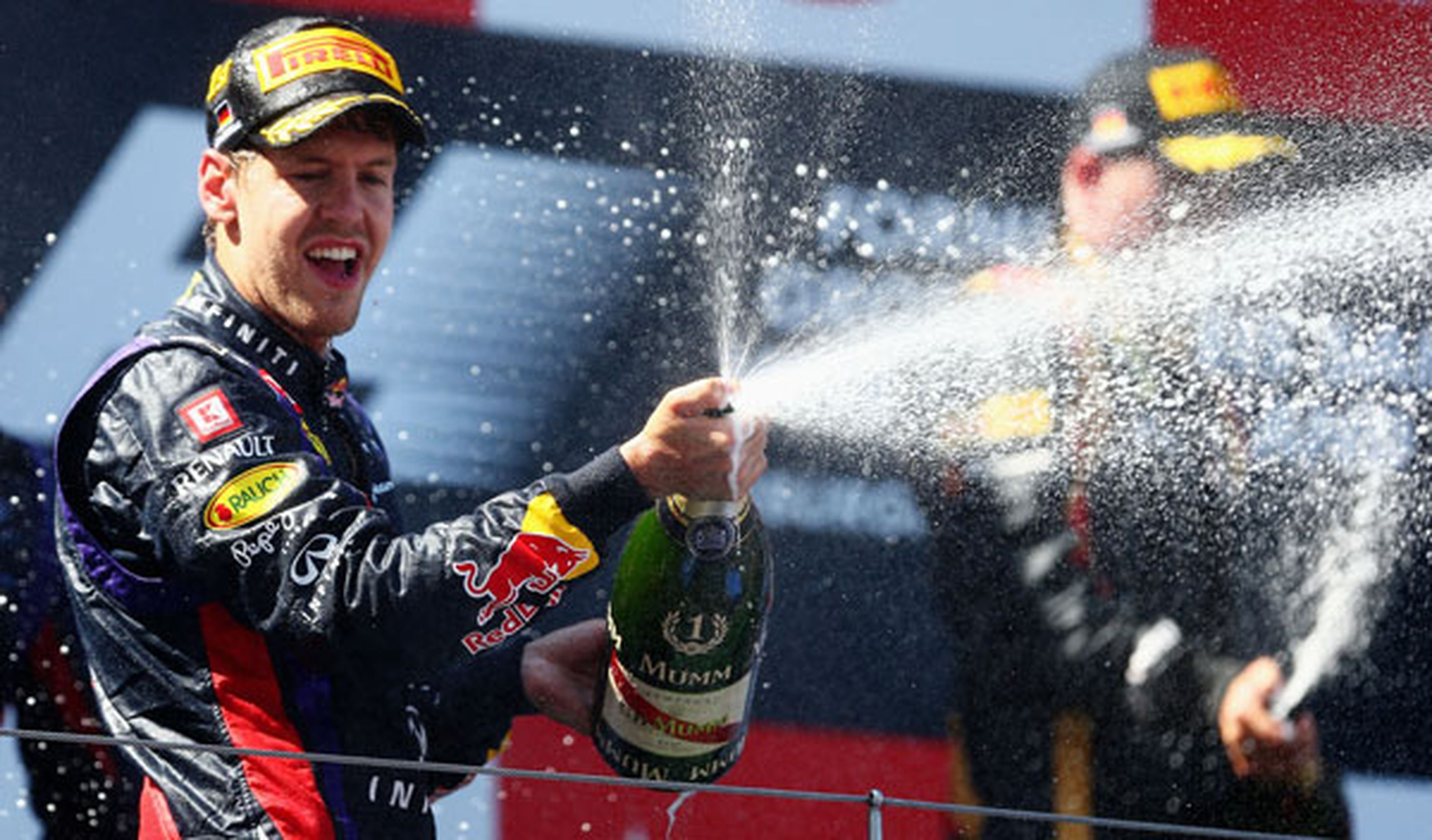 Sebastian Vettel - Red Bull - podio Alemania 2013