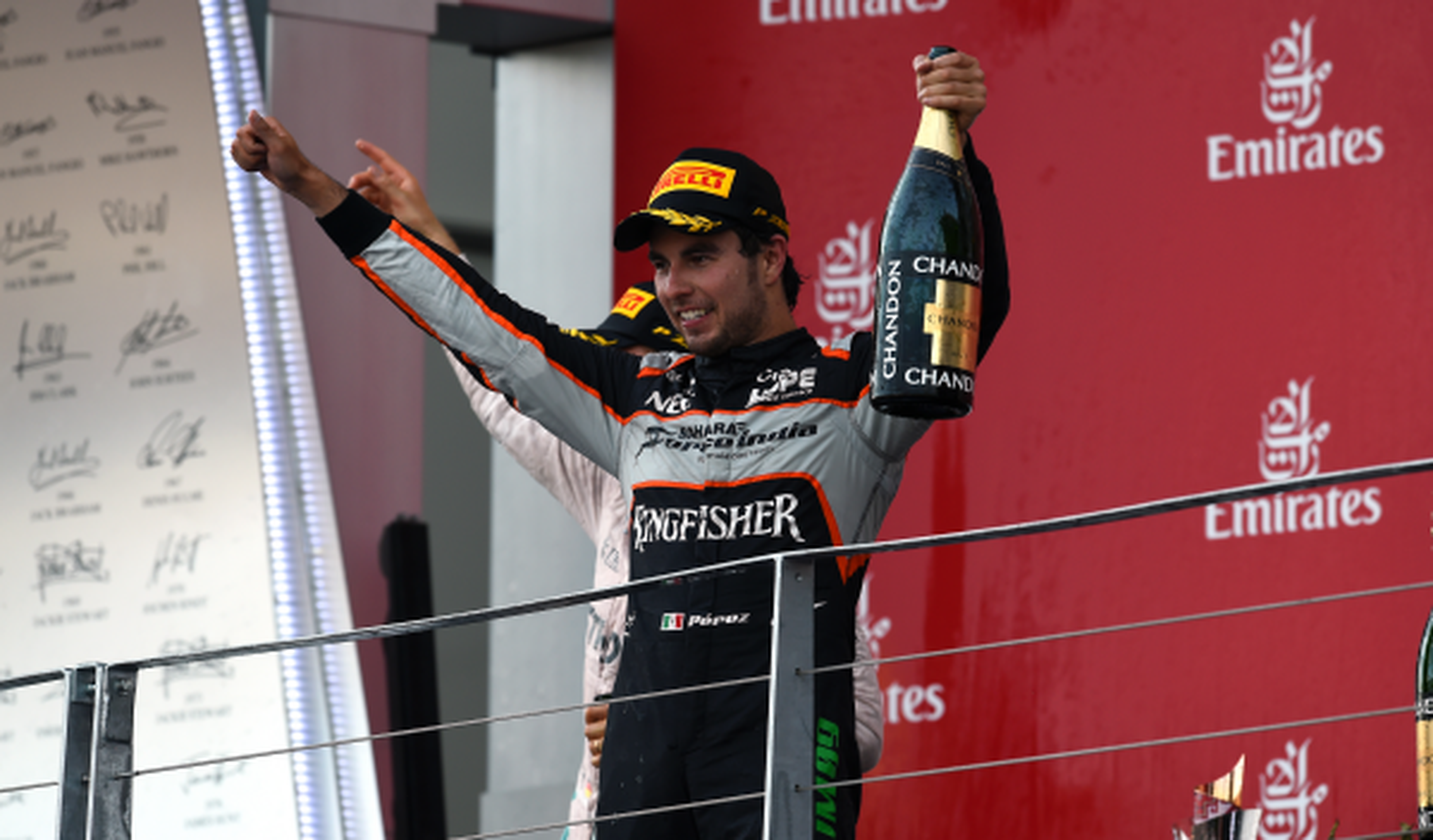 Sergio Pérez logra su séptimo podio en la F1 en Bakú