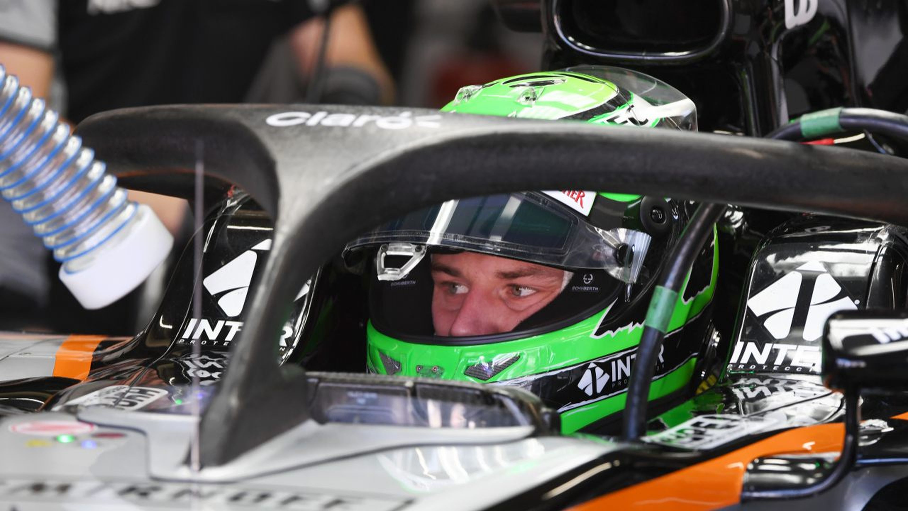 Sergio Pérez monta el Halo en su Force India
