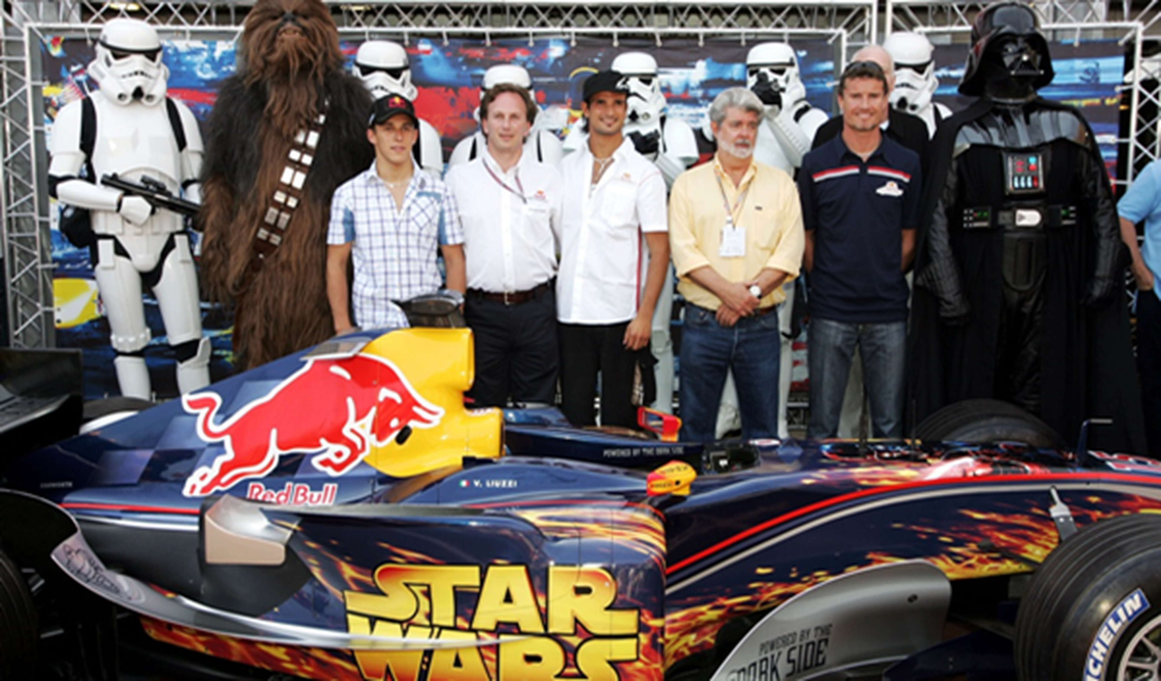 Star Wars y Red Bull en el GP de Mónaco 2005
