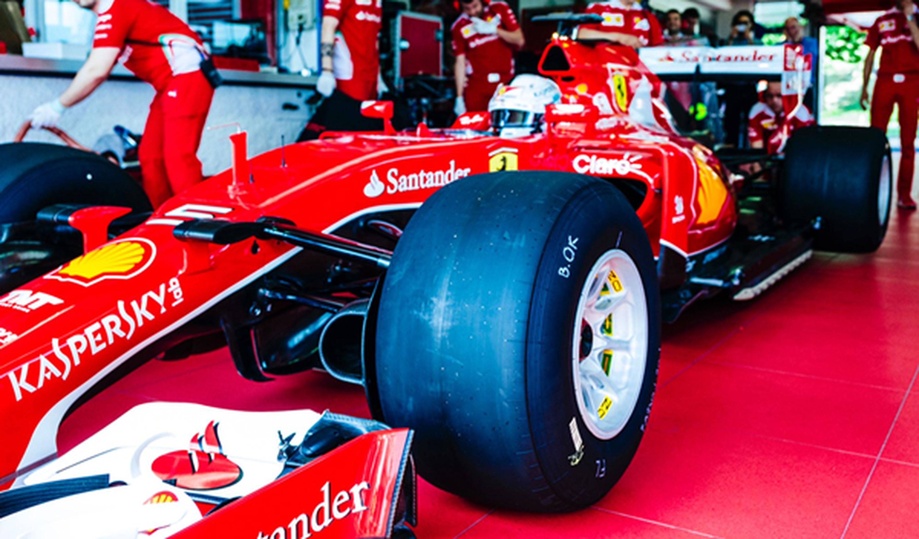 Test de Vettel en Fiorano con los neumáticos Pirelli de 2017