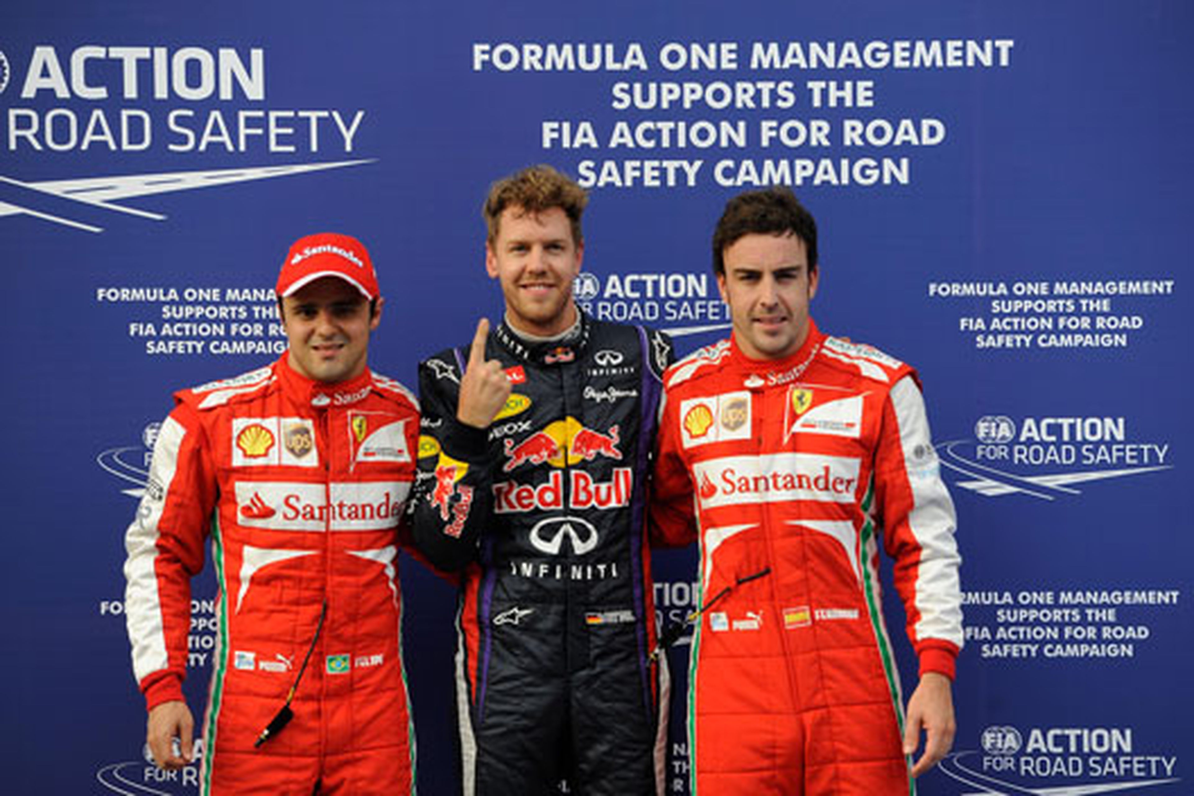 Vettel Alonso Massa Malasia
