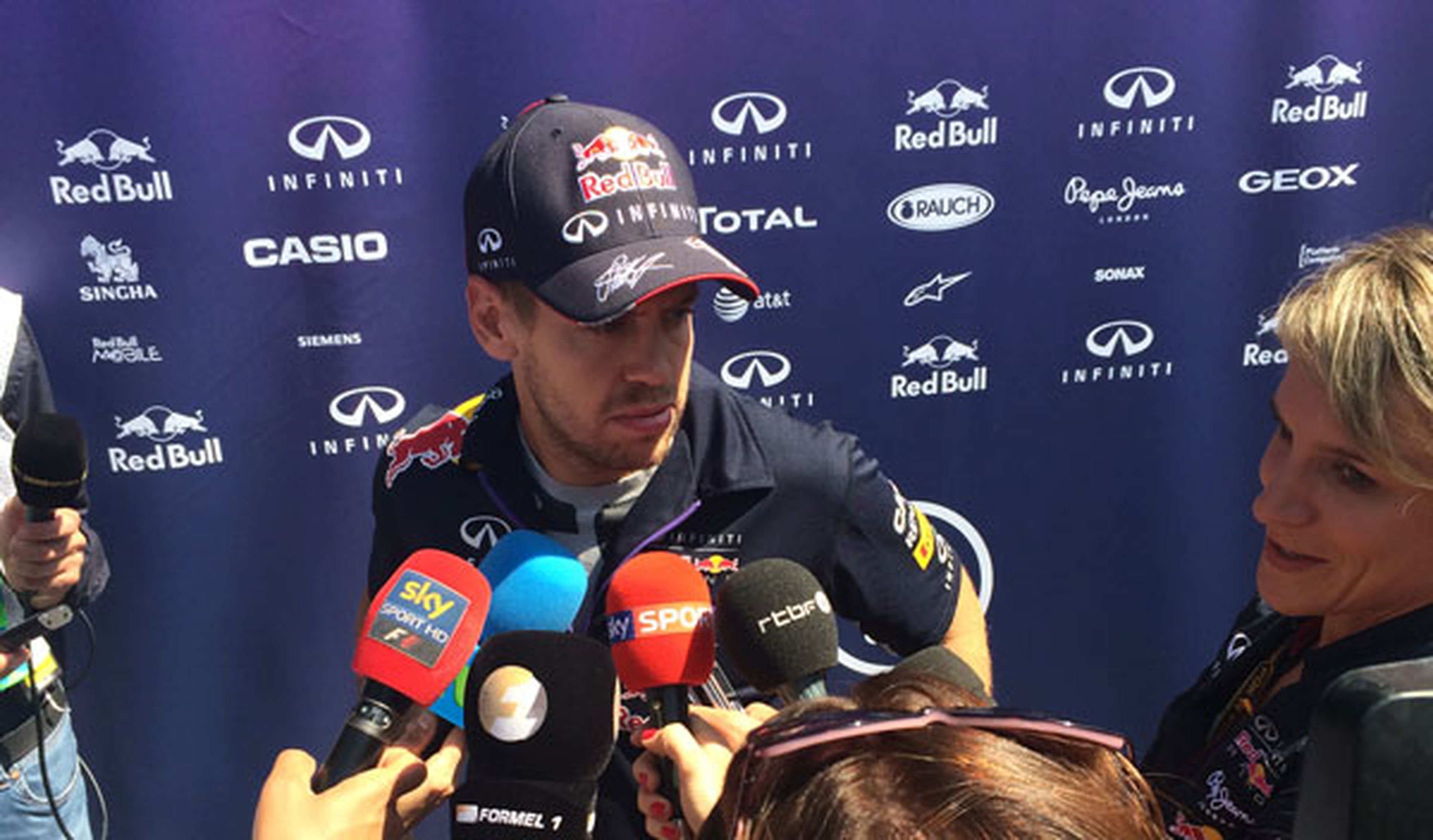 Vettel en el GP de España de F1 2014