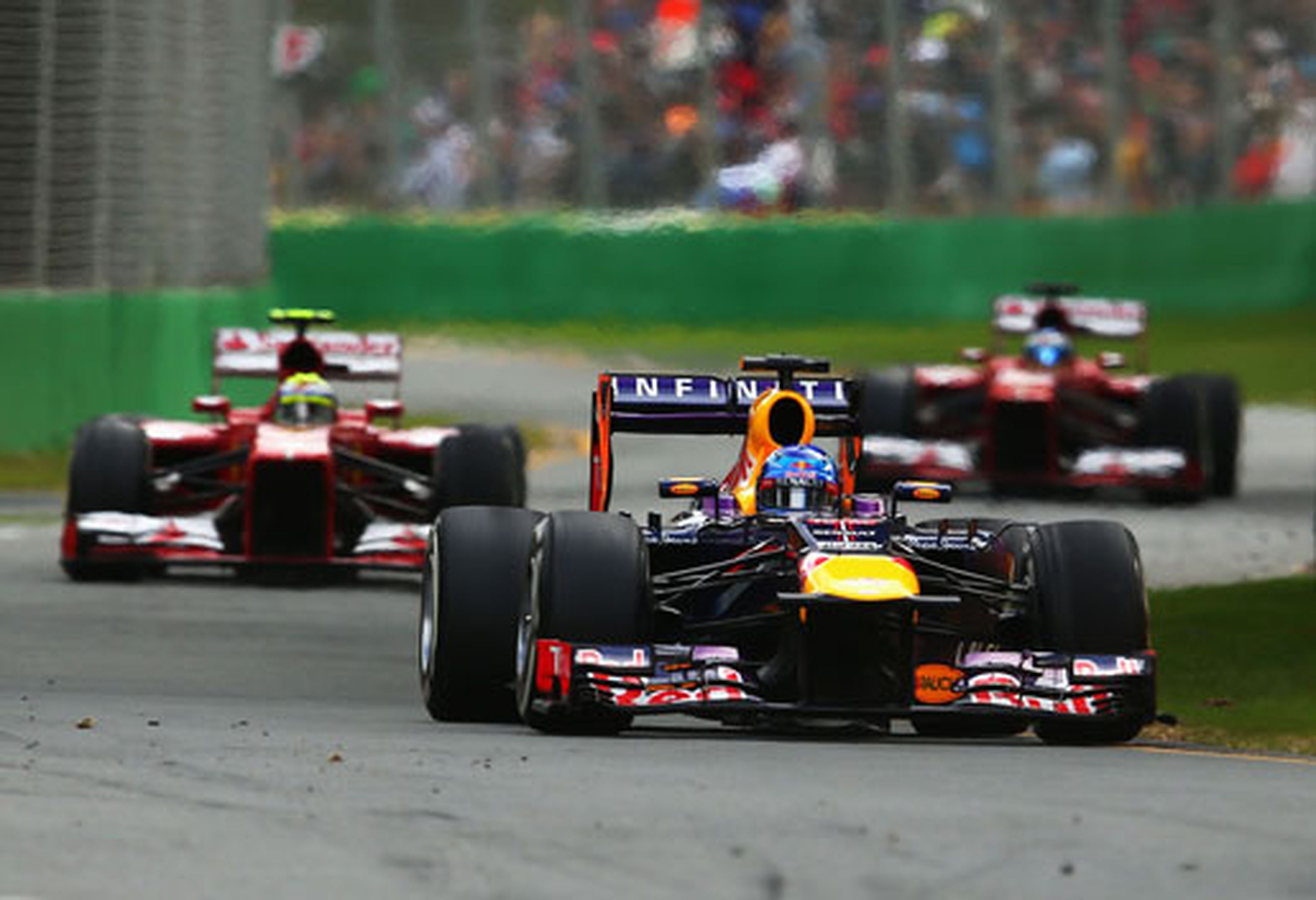 Vettel - Massa - Alonso - Australia 2013