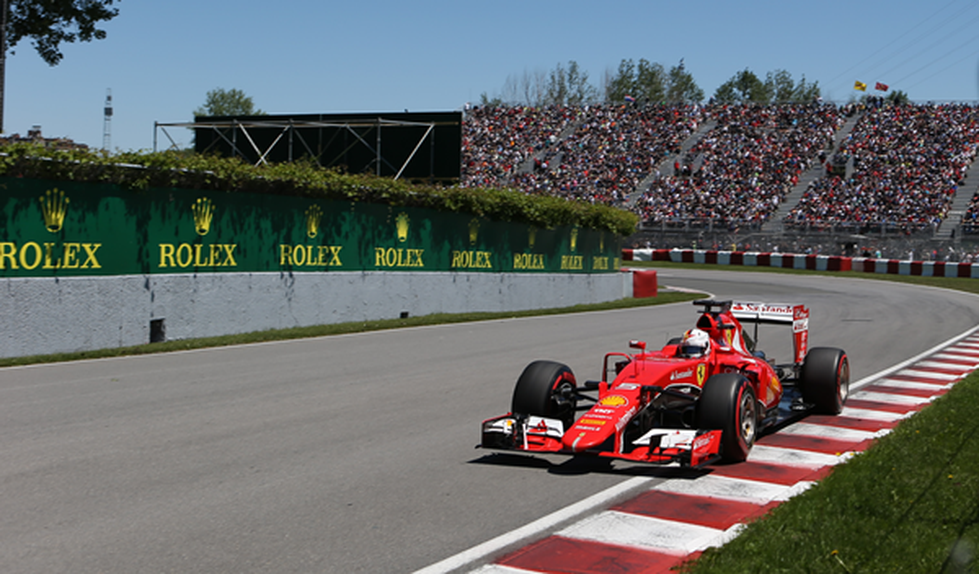 Vettel, penalizado por adelantar con bandera roja