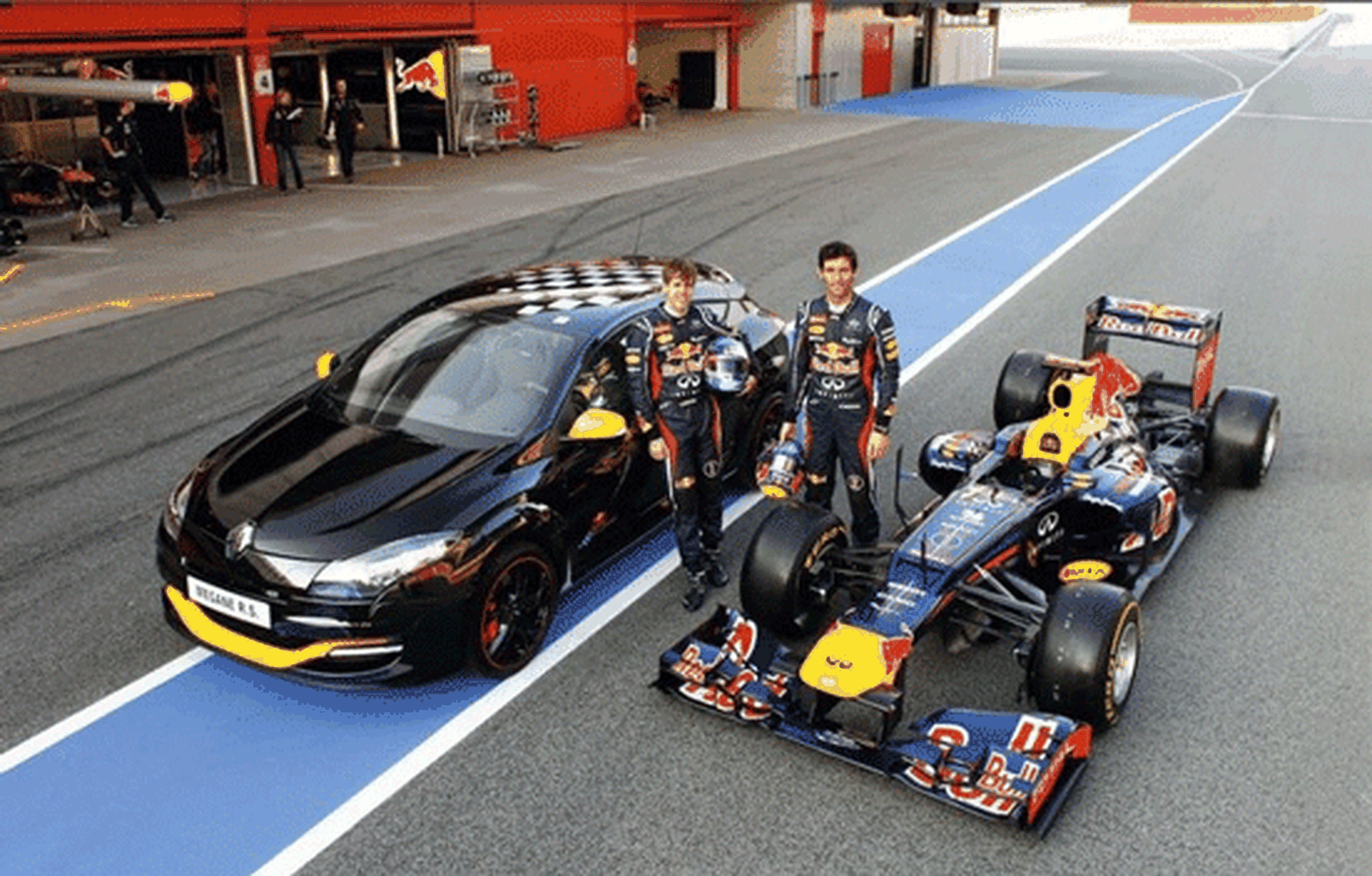 Vettel - Webber - Megane RS Red Bull Racing RB7