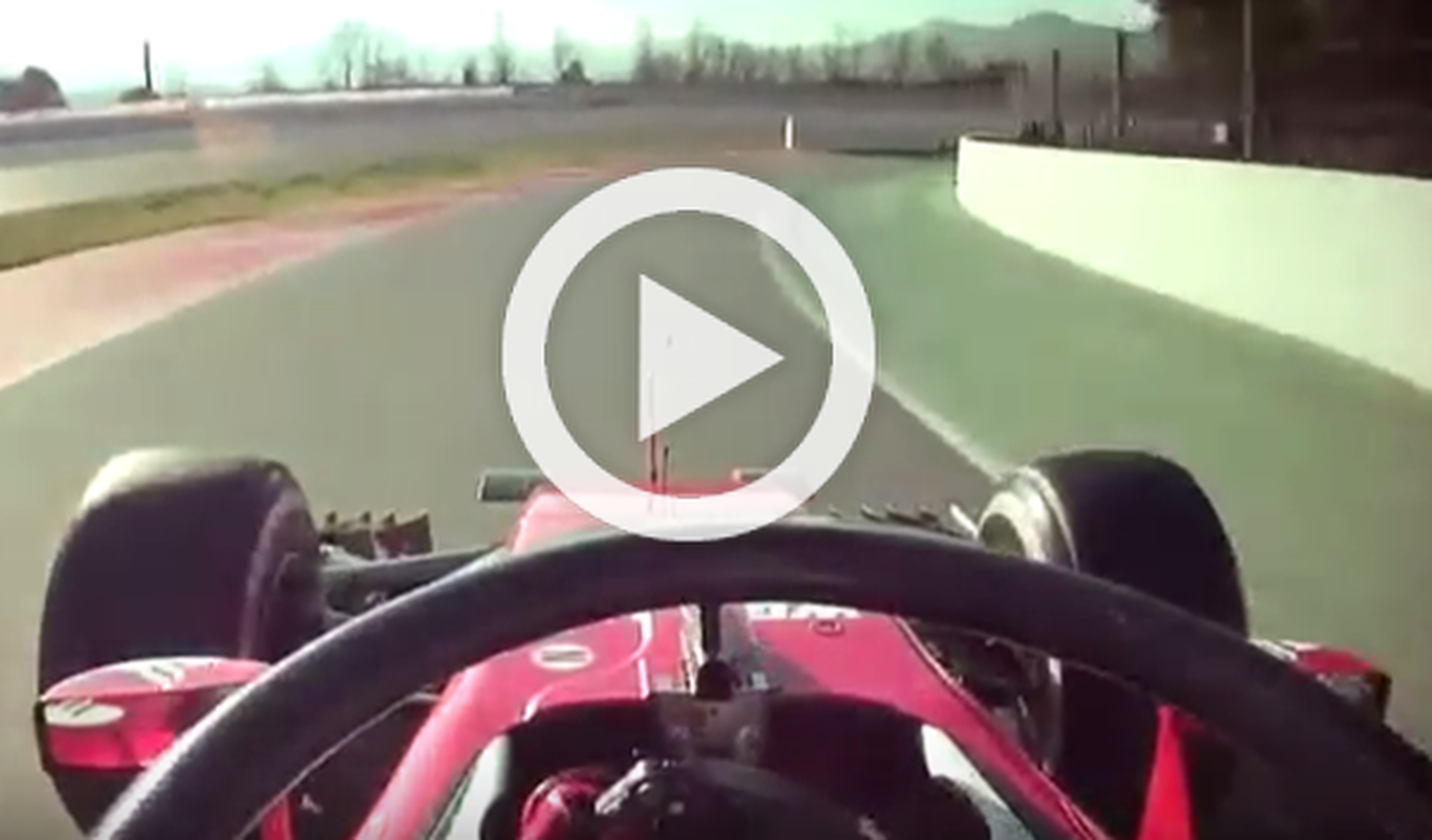 Vídeo: así se ve el 'halo' desde el Ferrari de Vettel