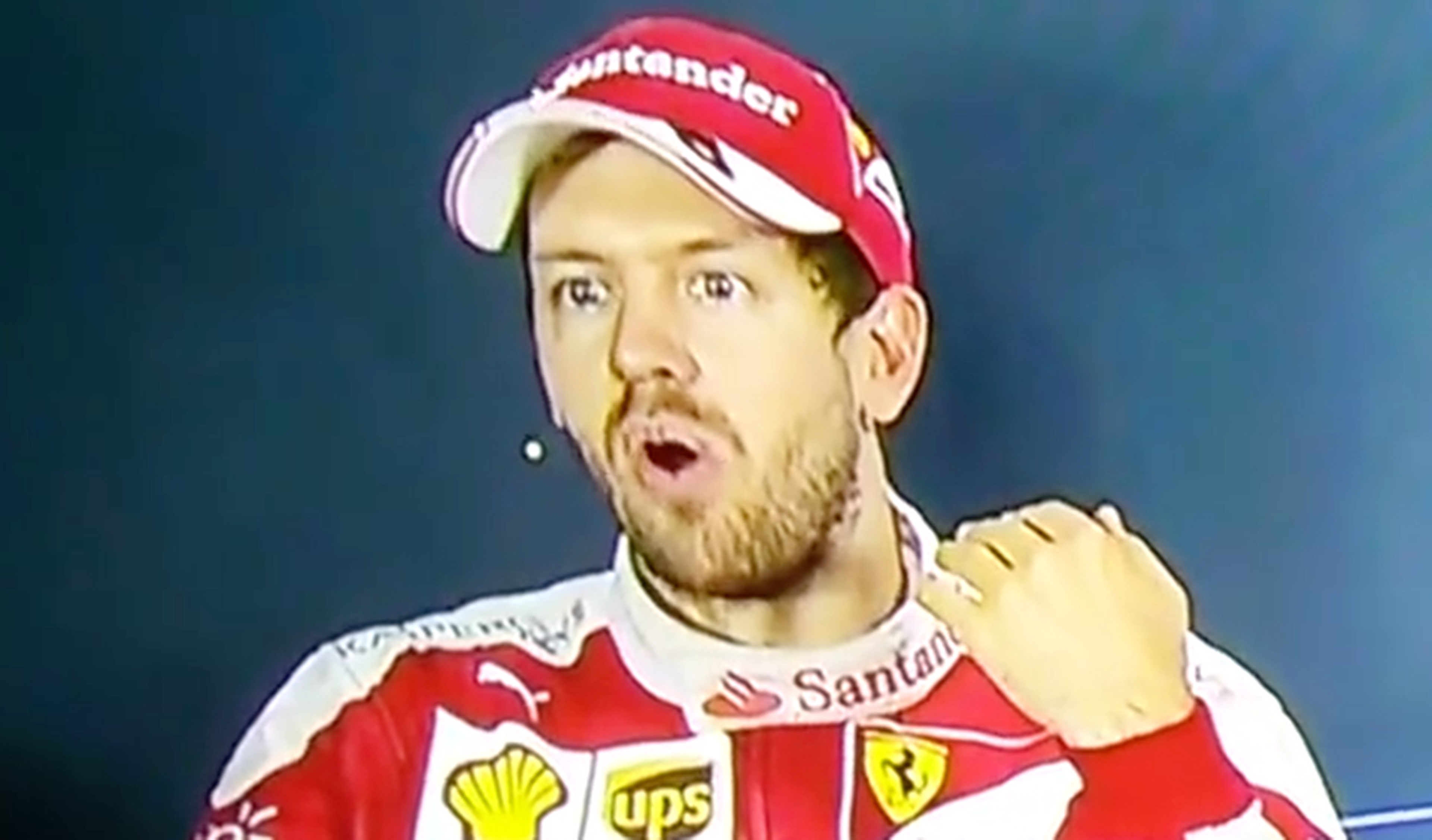 Vídeo: la cara de Vettel cuando preguntó quién ganó Le Mans